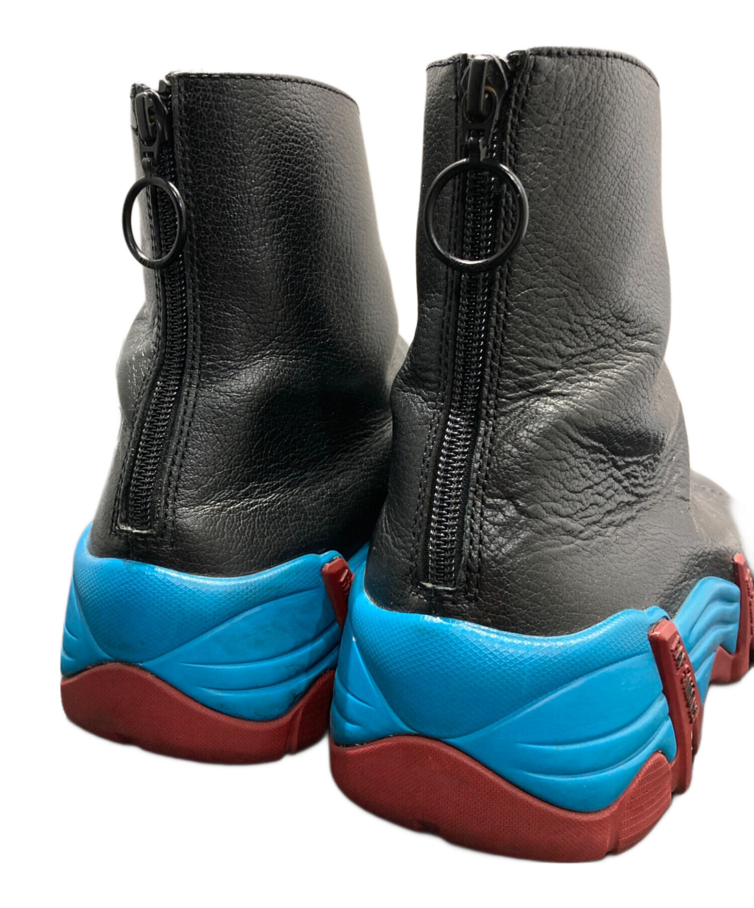 RAF SIMONS レザーブーツ 41 RAF SIMONS レザーブーツ 41 中古・古着通販】RAF SIMONS