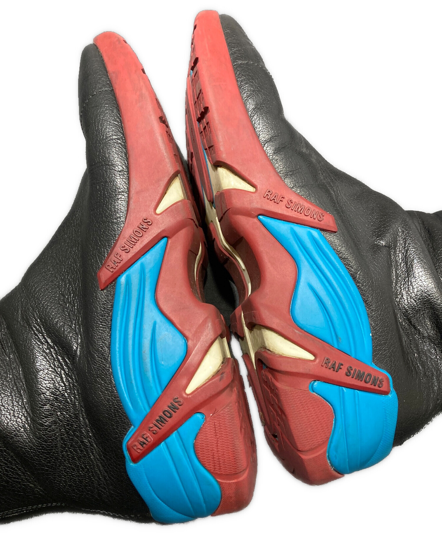 中古・古着通販】RAF SIMONS (ラフシモンズ) RUNNERブーツ ブラック