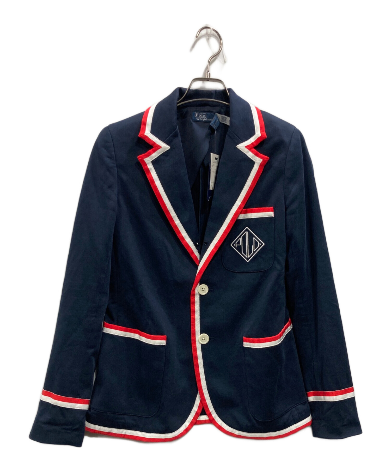 トレジャー　良品　ポロラルフローレン　レディース　グログラントリムテリー 中古・古着通販】POLO RALPH LAUREN (ポロ・ラルフローレン