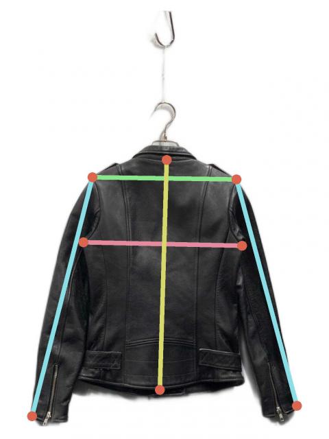 中古・古着通販】Lisiere (リジェール) ダブルライダースジャケット