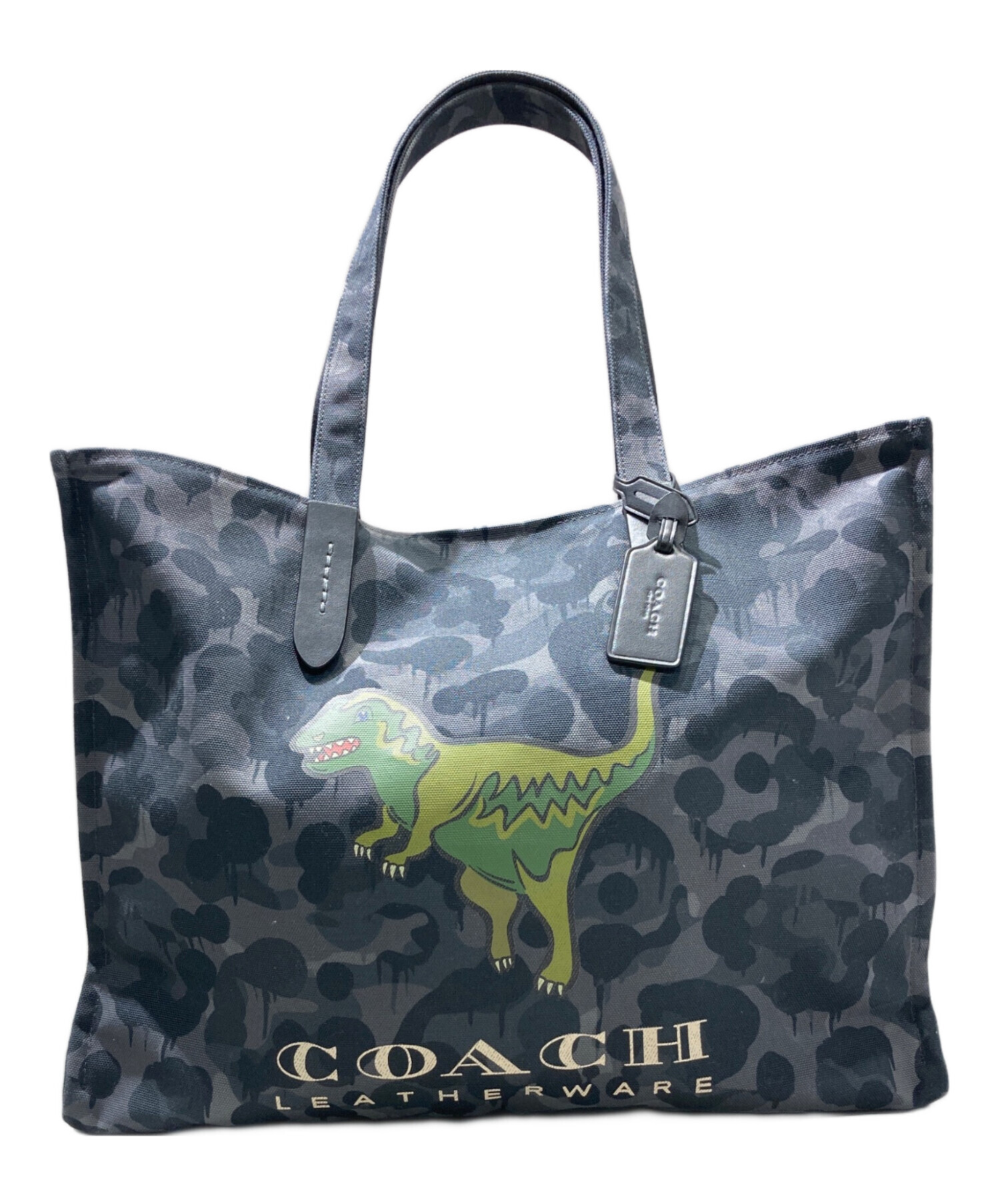 中古・古着通販】COACH (コーチ) トート・カモ プリント アンド