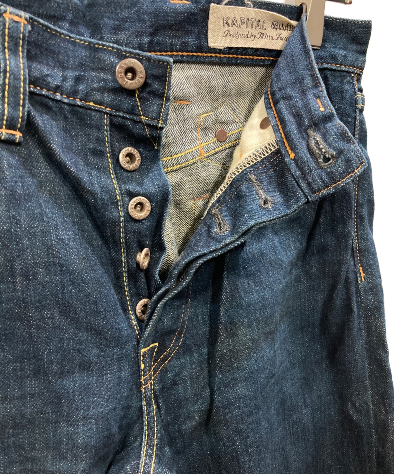 中古・古着通販】KAPITAL (キャピタル) シンチバックデニムパンツ