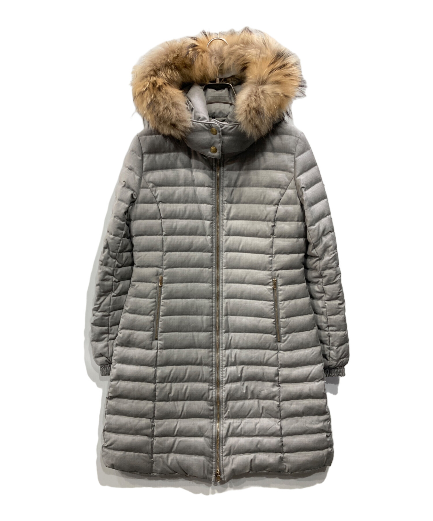 中古・古着通販】TATRAS (タトラス) ダウンコート グレー サイズ:02