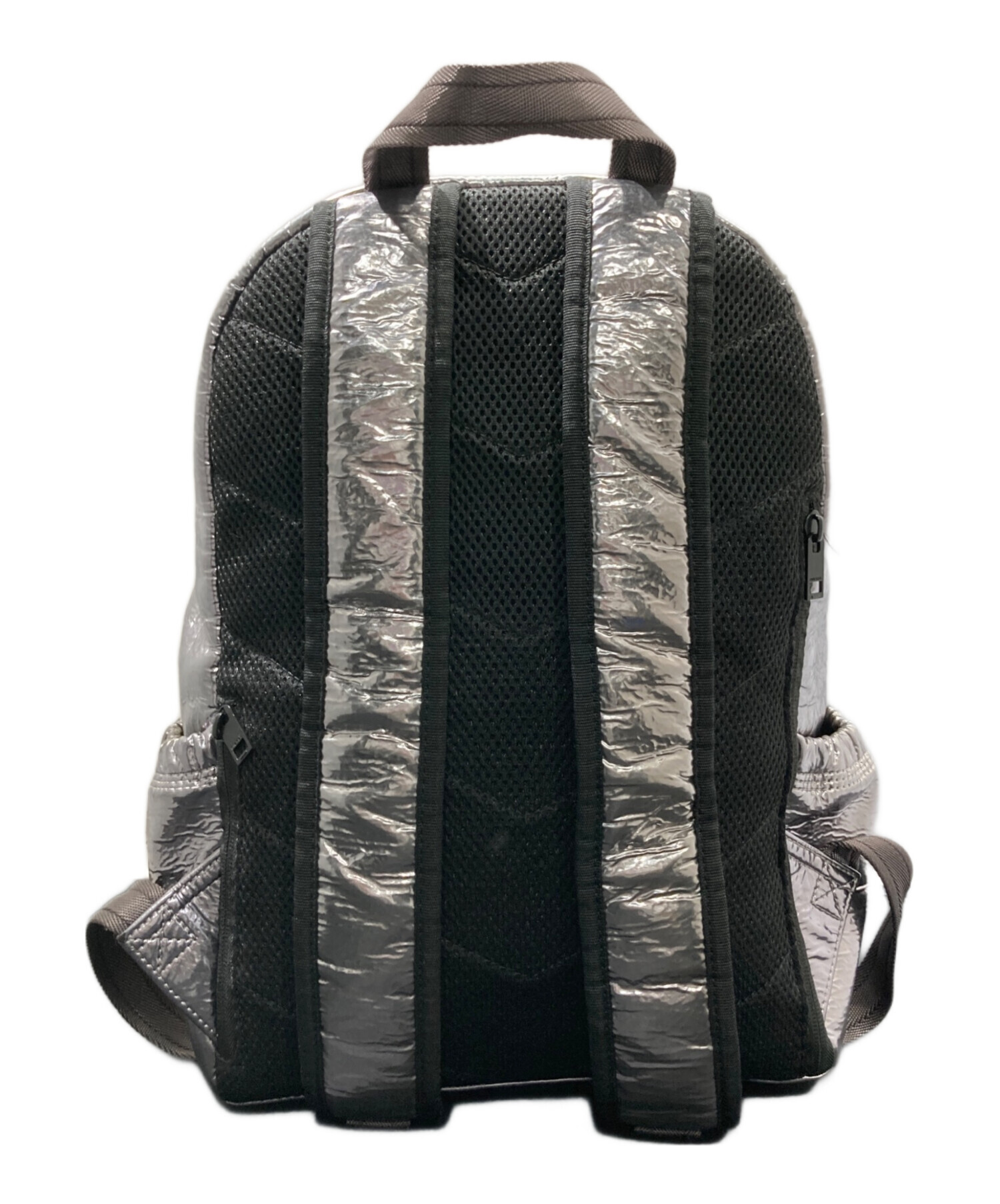 【新品 未使用】DIESEL シルバー リュック バックパック 中古・古着通販】DIESEL (ディーゼル) リュック シルバー