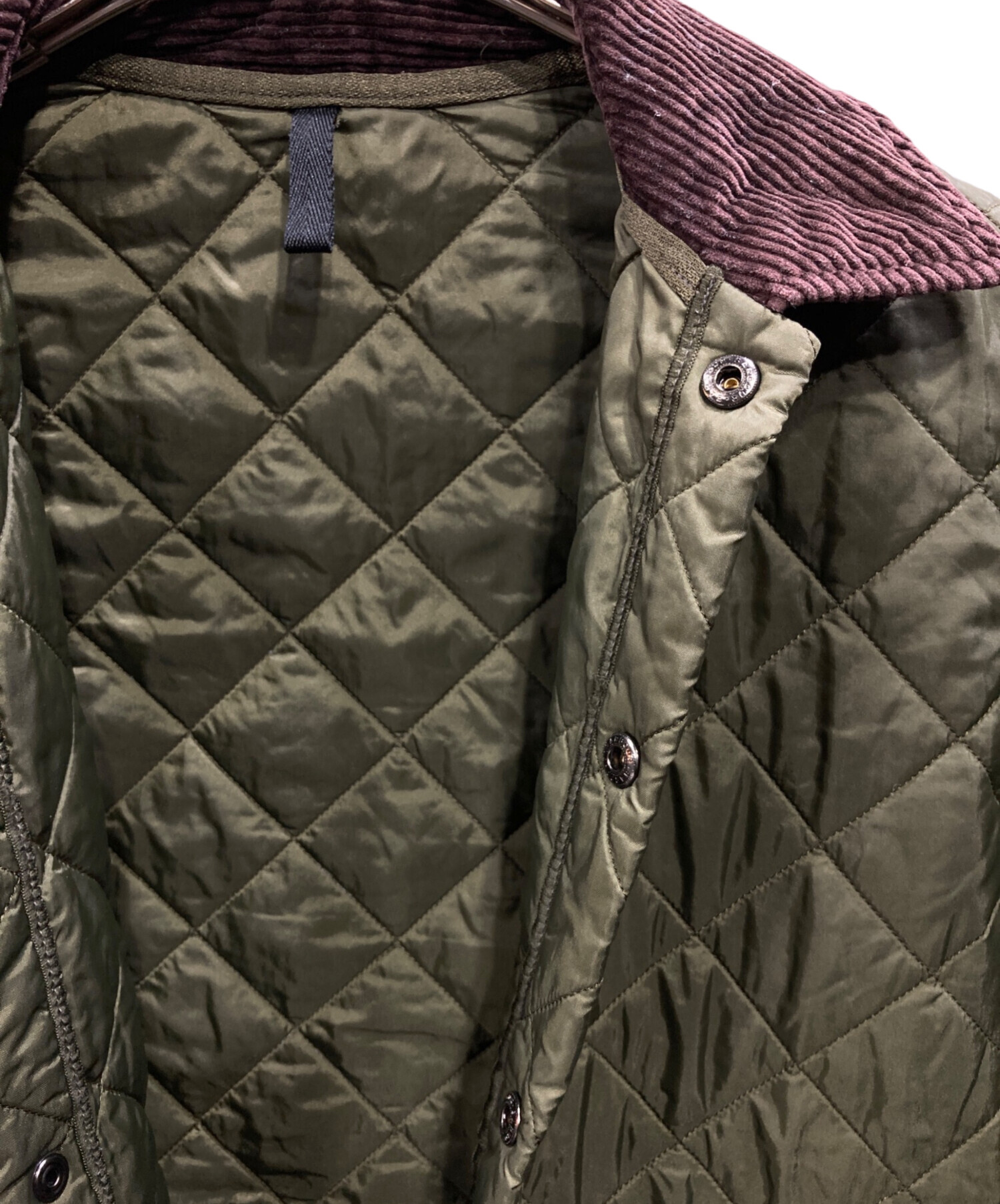 中古・古着通販】Barbour (バブアー) キルティングジャケット カーキ 