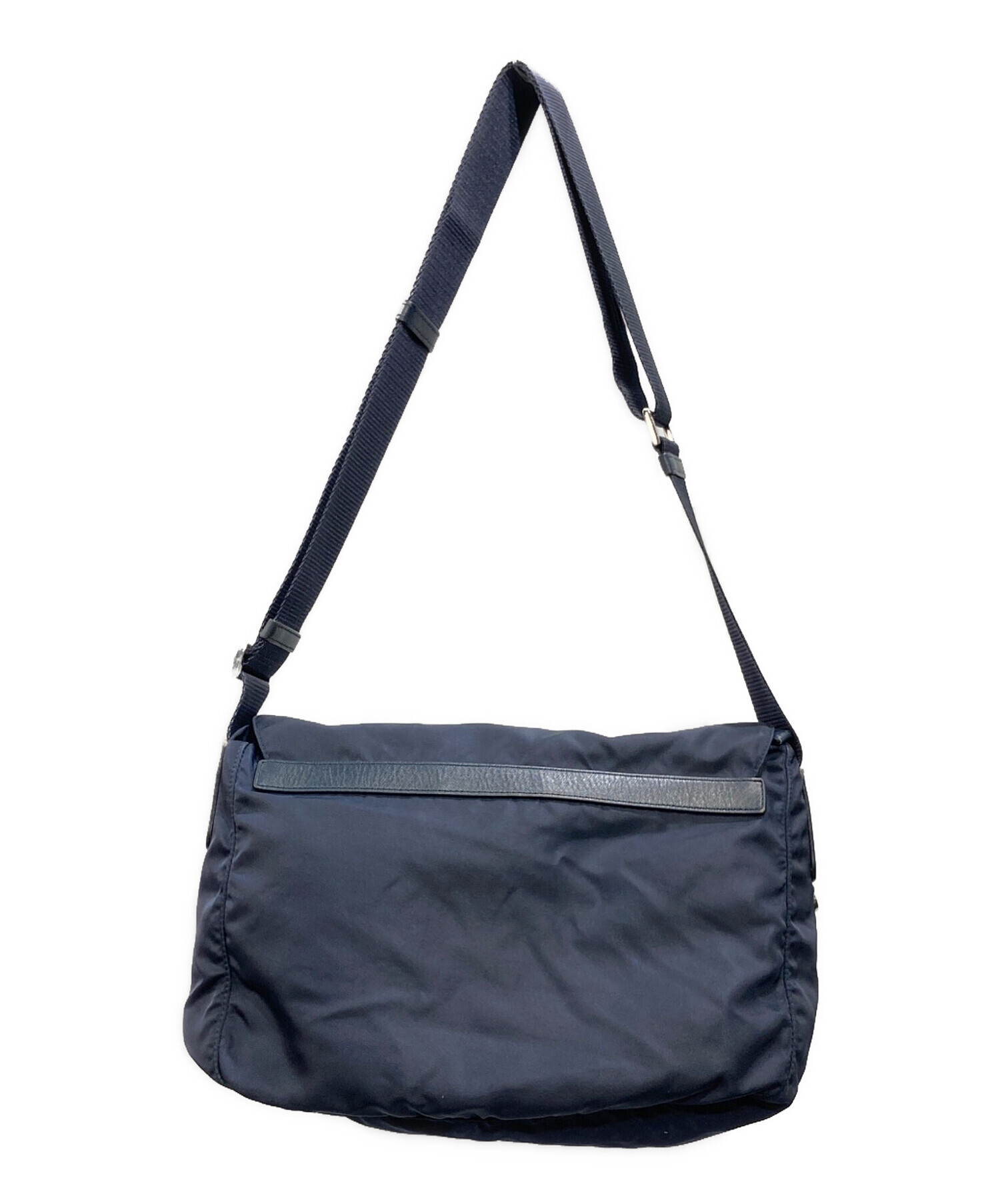 中古・古着通販】PRADA (プラダ) ナイロンメッセンジャーバッグ 