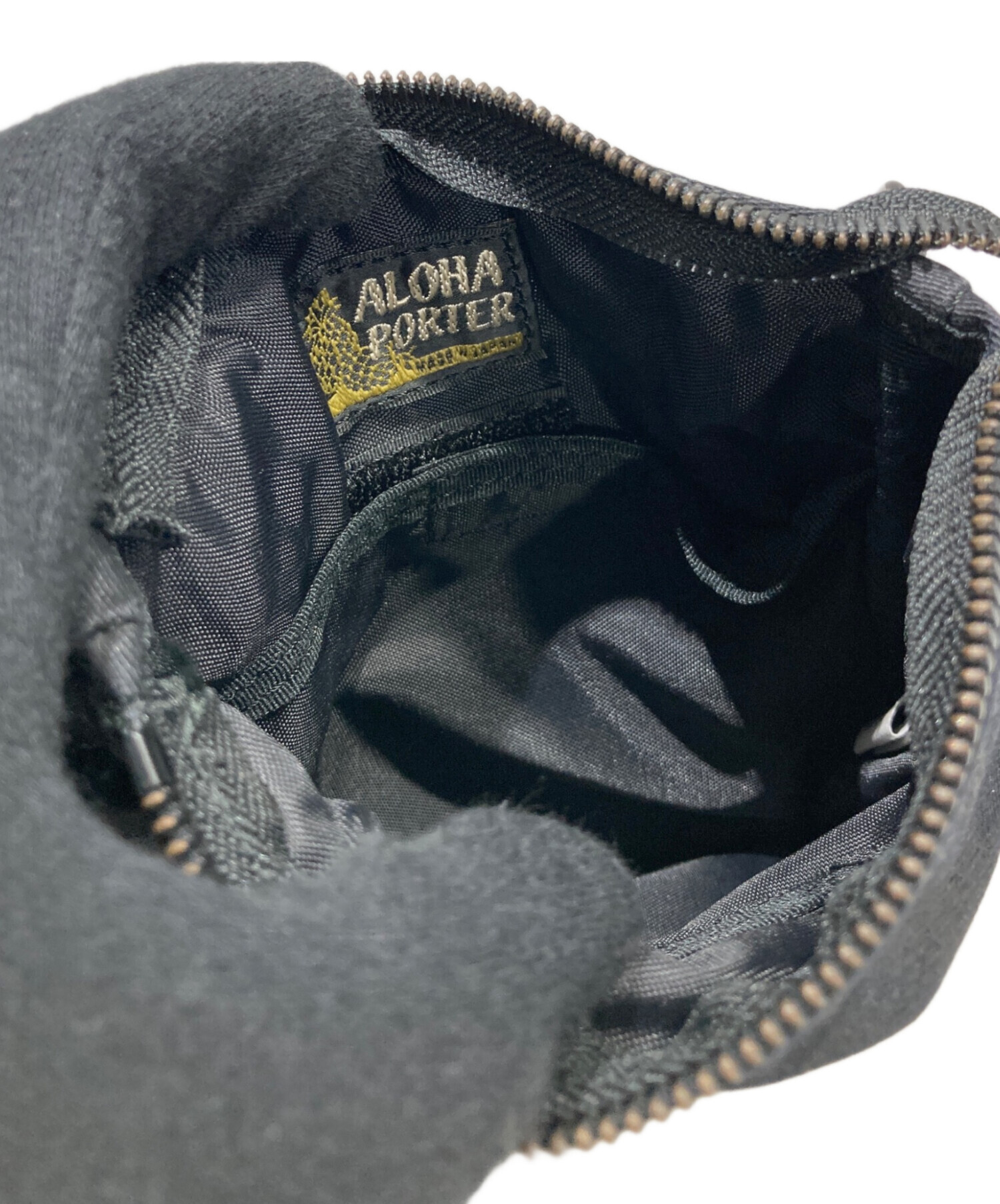 中古・古着通販】PORTER (ポーター) アロハショルダーバッグ ブラック