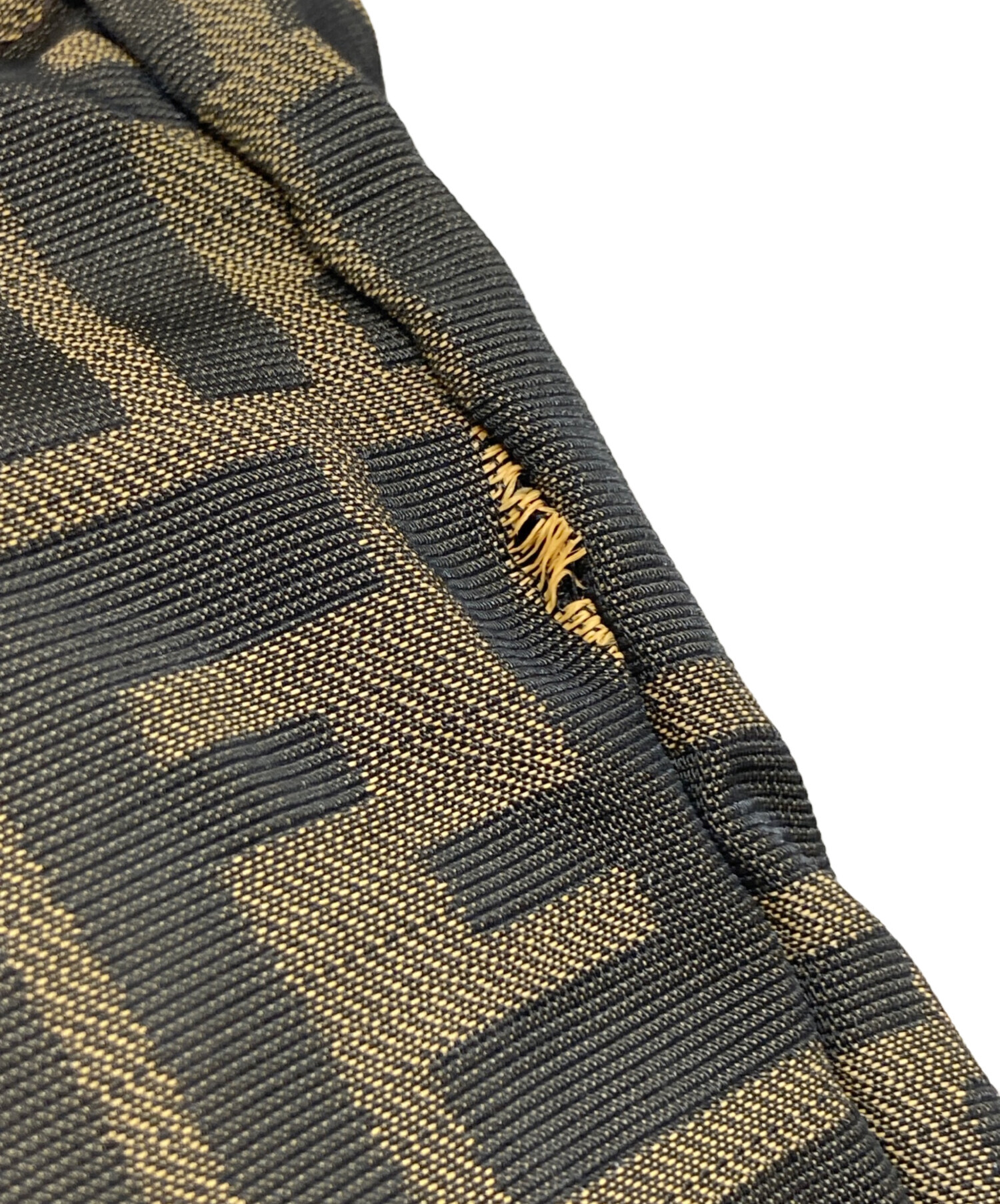 中古・古着通販】FENDI (フェンディ) ズッカ柄ミニバッグ ブラウン 