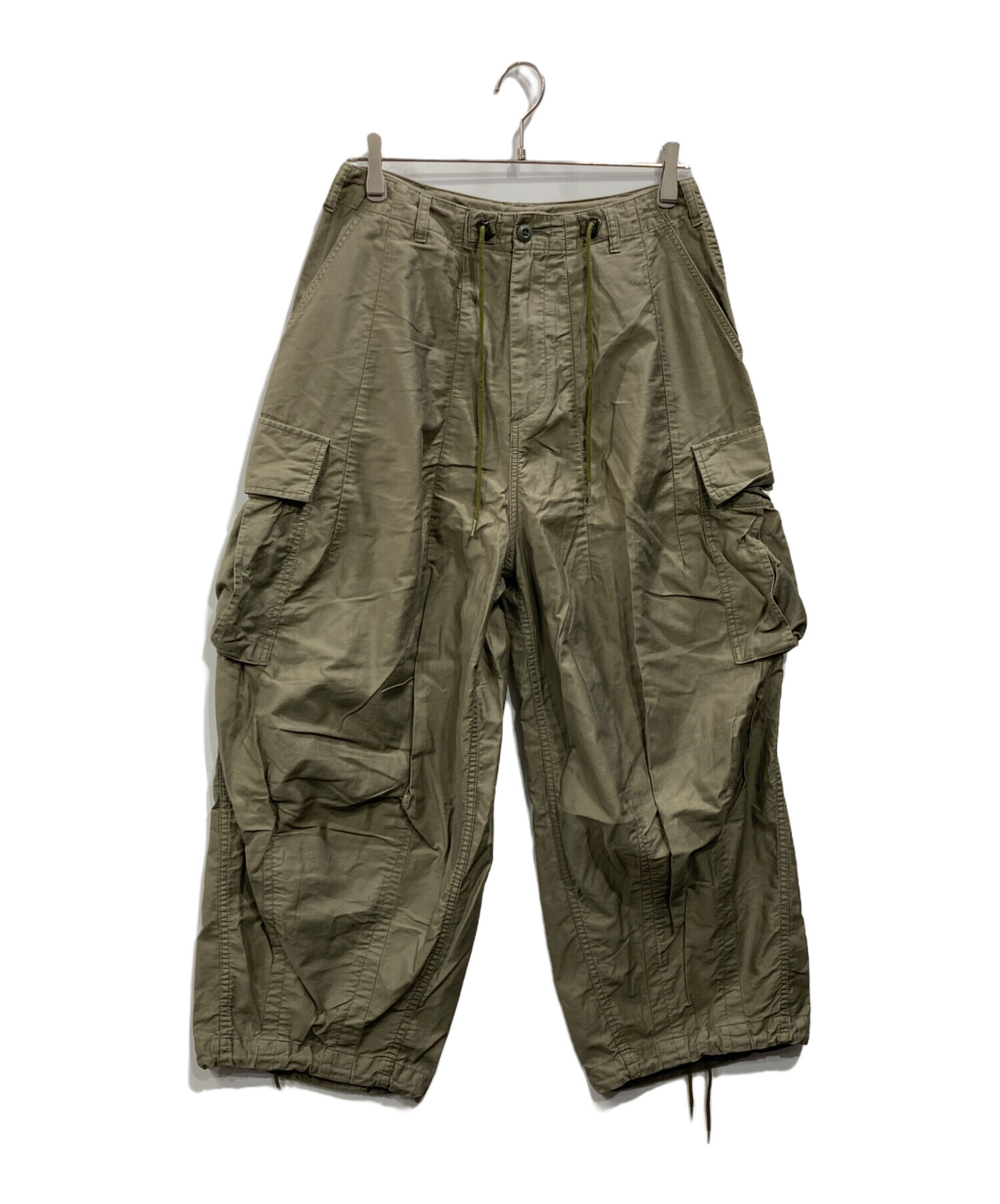 Needles ヒザデルパンツ サイズ1 カーキ 美品 中古・古着通販】Needles (ニードルズ) ヒザデルパンツ カーキ サイズ