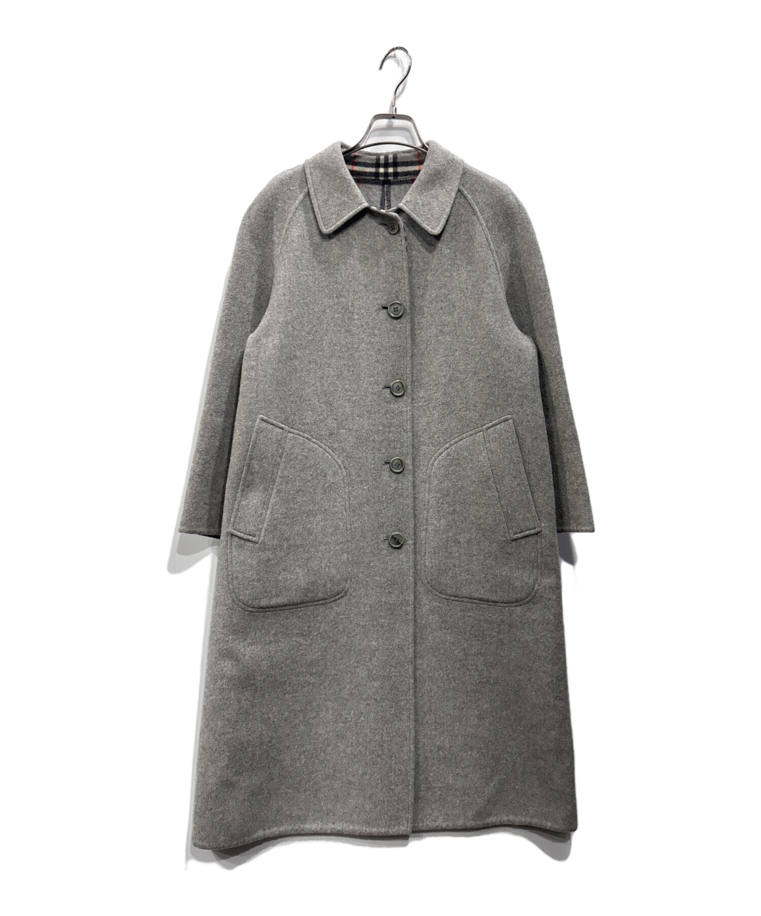 Burberrys バーバリー リバーシブル ウールコート グレー 11AB2 Burberrys バーバリー リバーシブル ウールコート グレー 11AB2 - メルカリ