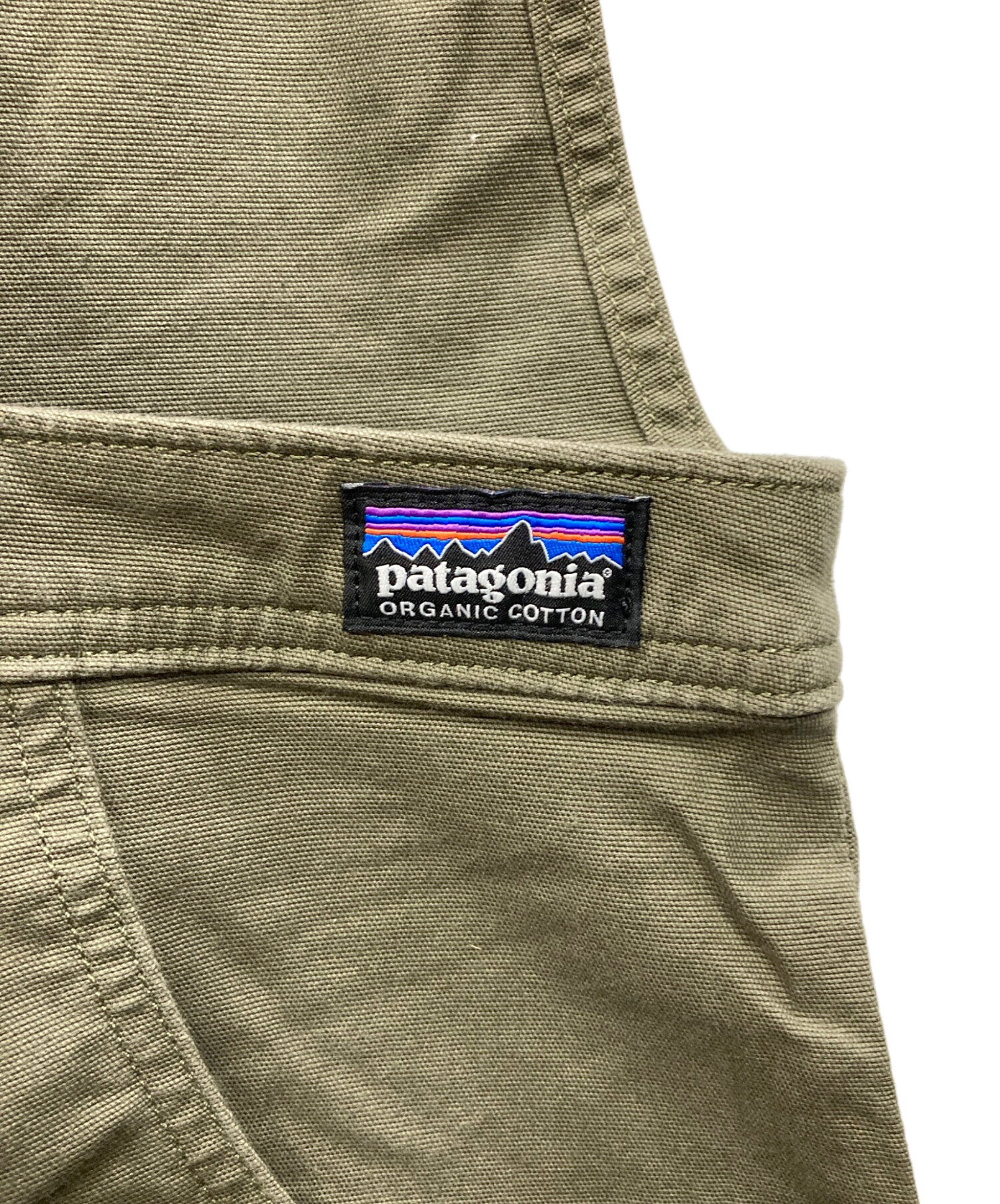 Patagonia パタゴニア　オリーブグリーン コットン オーバーオール 中古・古着通販】Patagonia (パタゴニア) スタンドアップ・クロップド