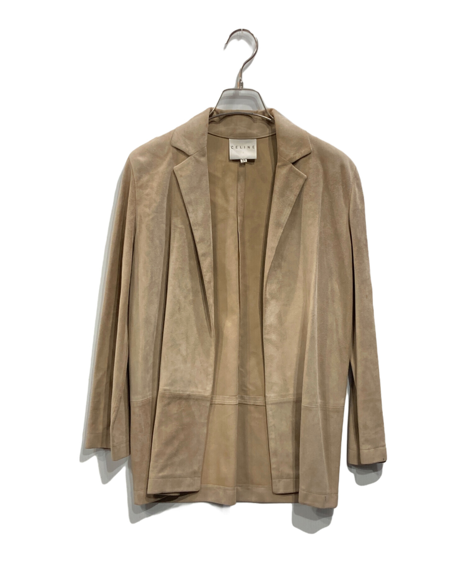 中古・古着通販】CELINE (セリーヌ) スウェードジャケット ベージュ 