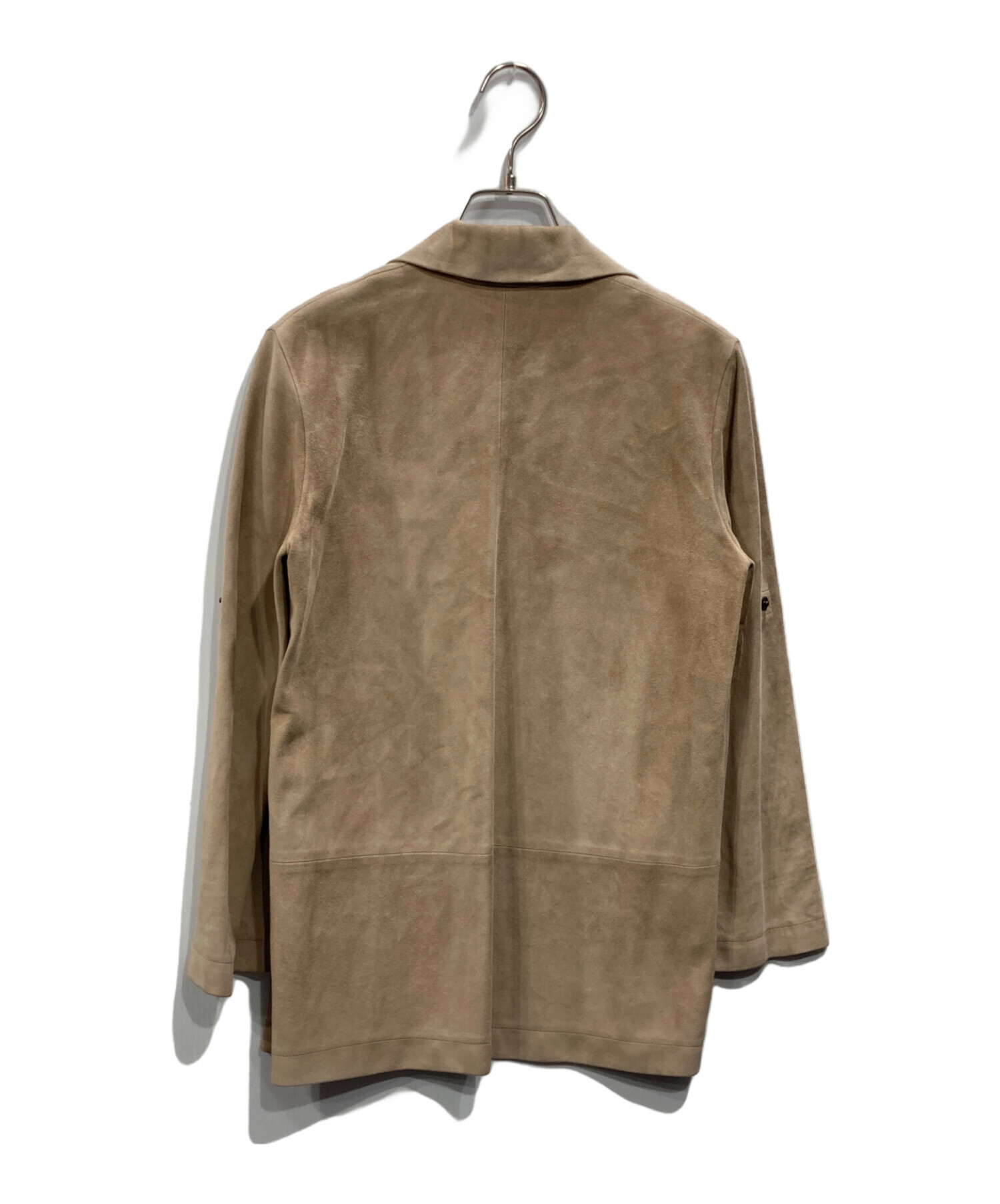 中古・古着通販】CELINE (セリーヌ) スウェードジャケット ベージュ 
