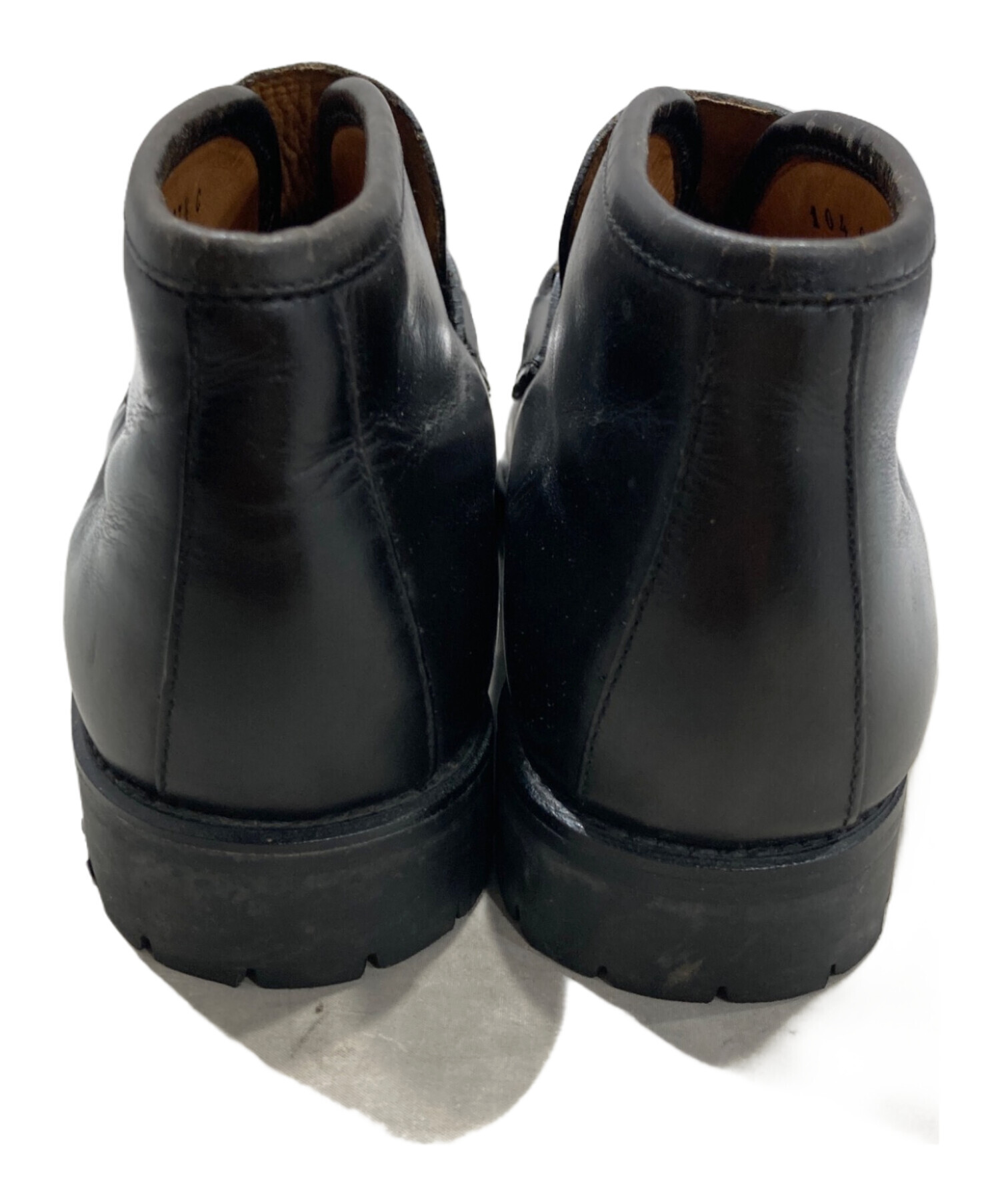 中古・古着通販】GUCCI (グッチ) ホースビットモカシンブーツ ブラック