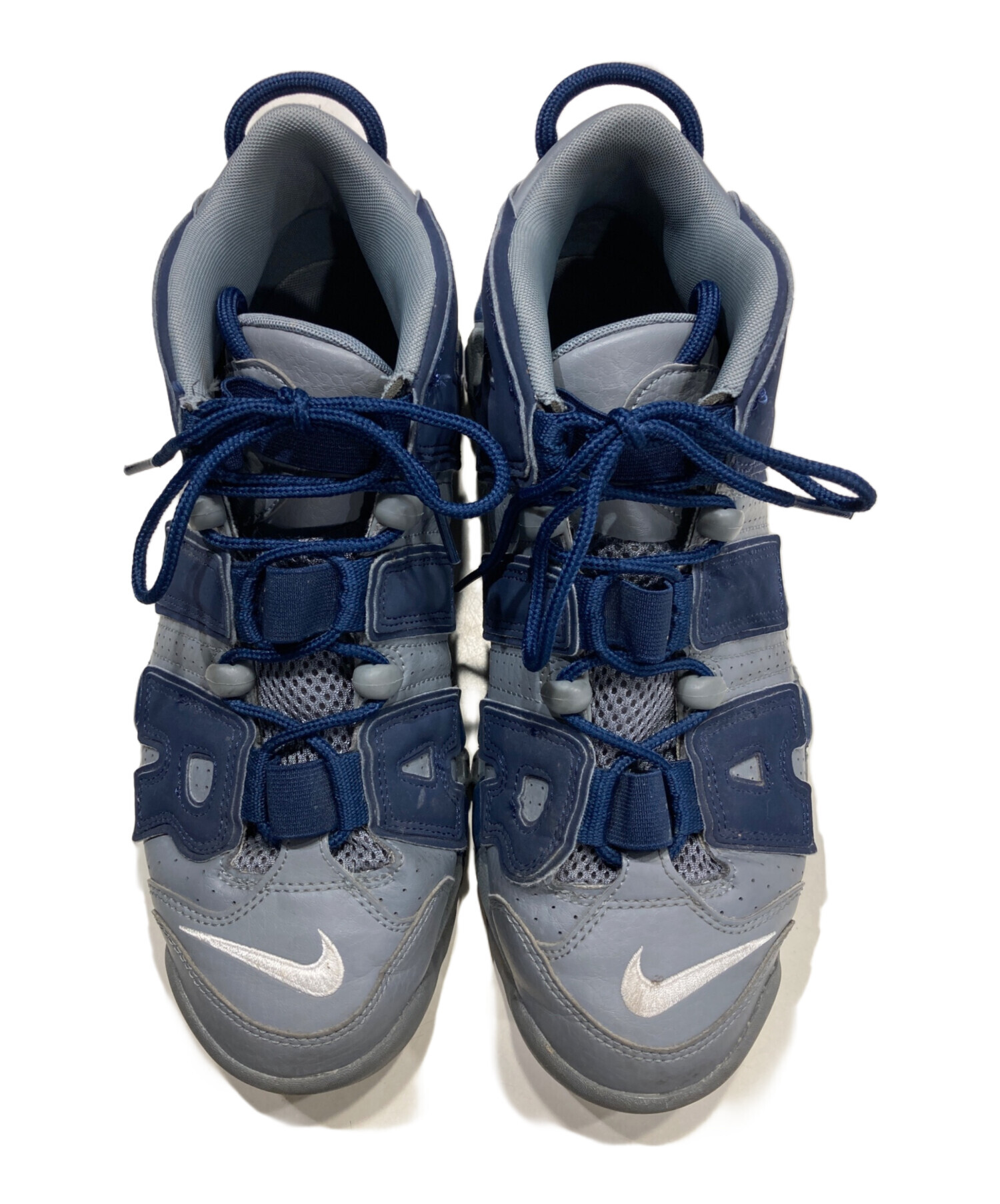 中古・古着通販】NIKE (ナイキ) Air More Uptempo 96 グレー×ネイビー 