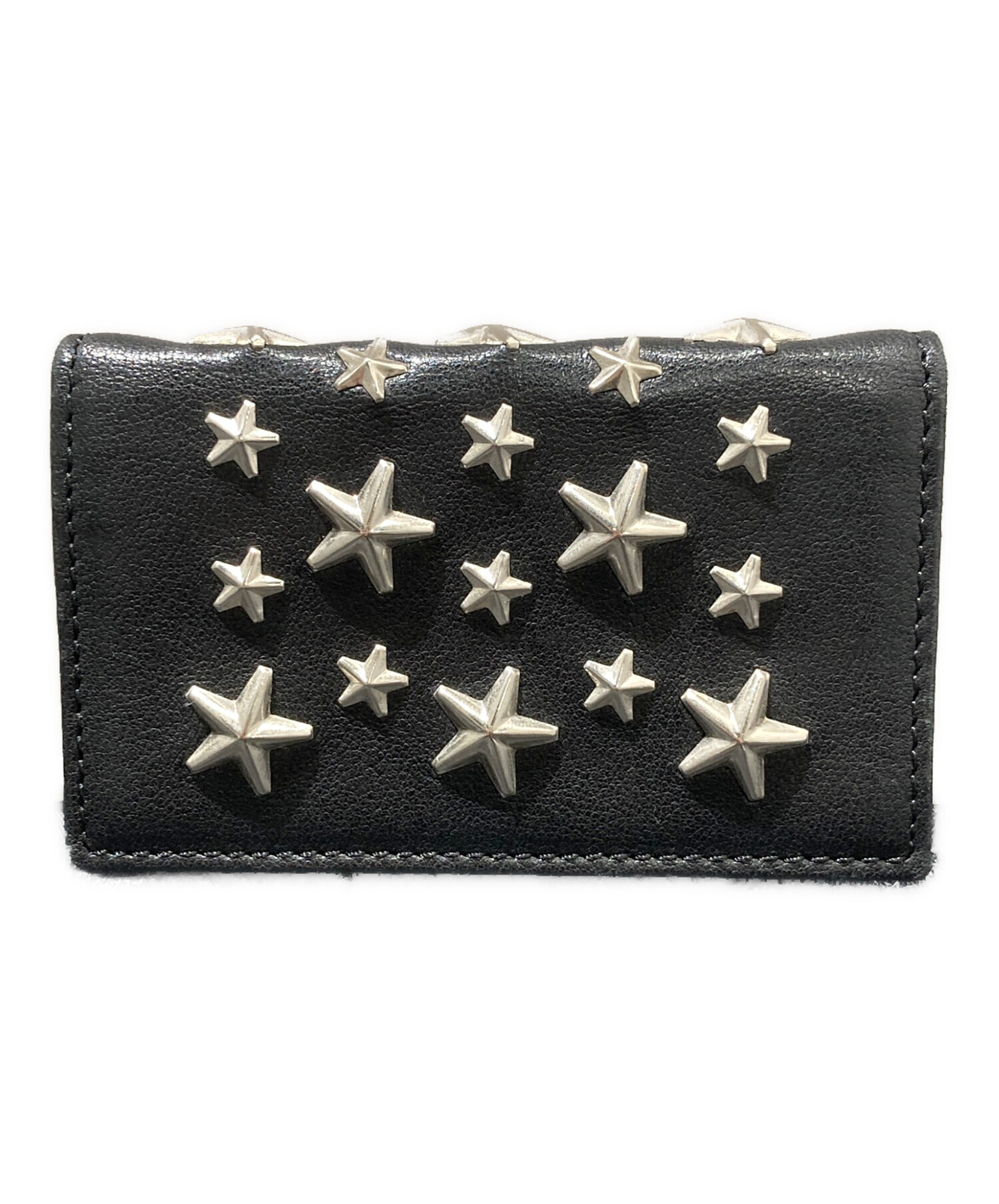 中古・古着通販】JIMMY CHOO (ジミーチュウ) 名刺入れ ブラック