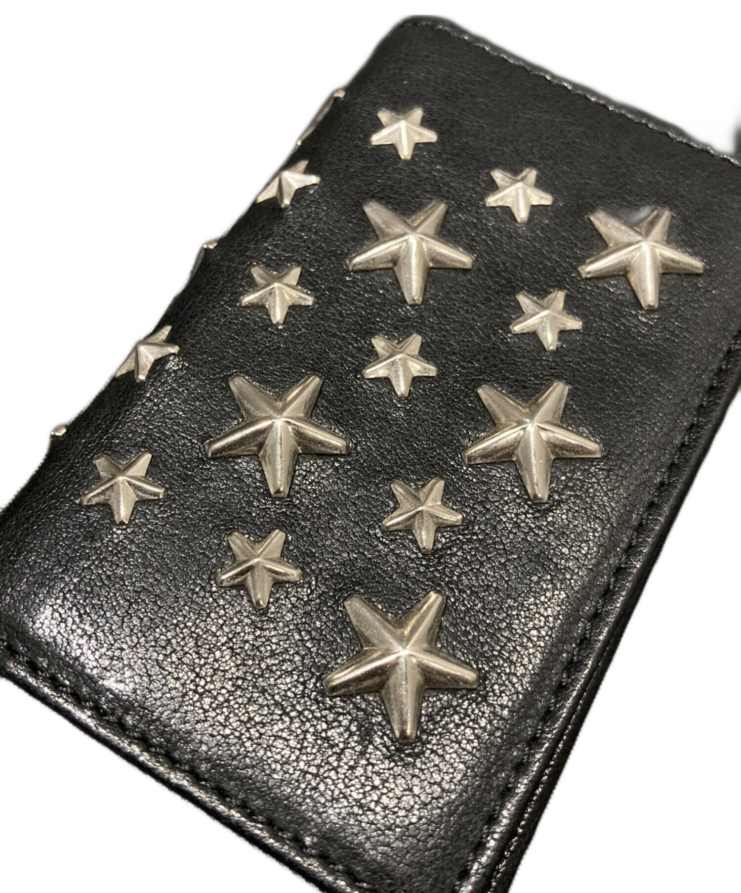 中古・古着通販】JIMMY CHOO (ジミーチュウ) 名刺入れ ブラック