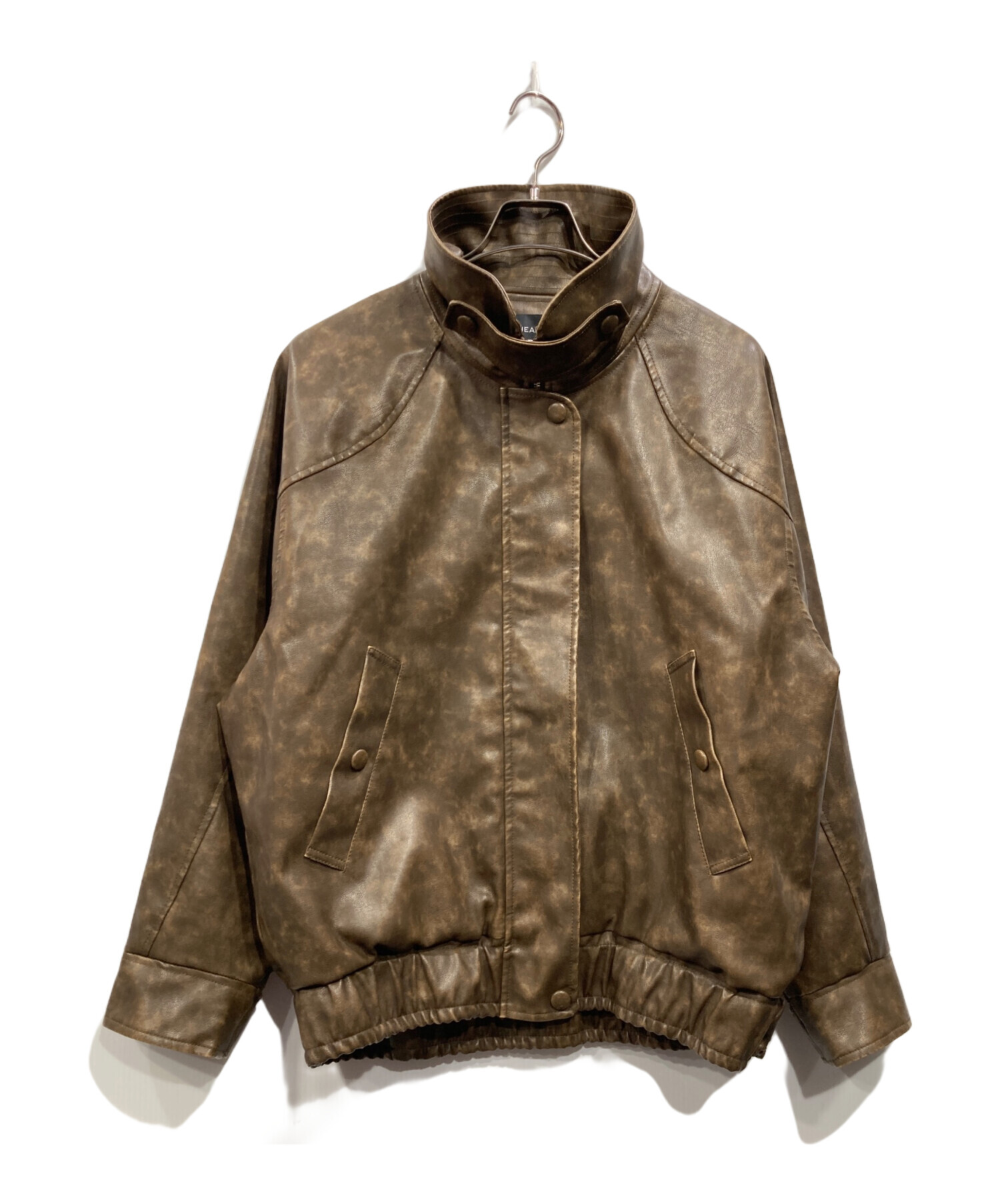 中古・古着通販】JEANASIS (ジーナシス) ヴィンテージレザーBIG