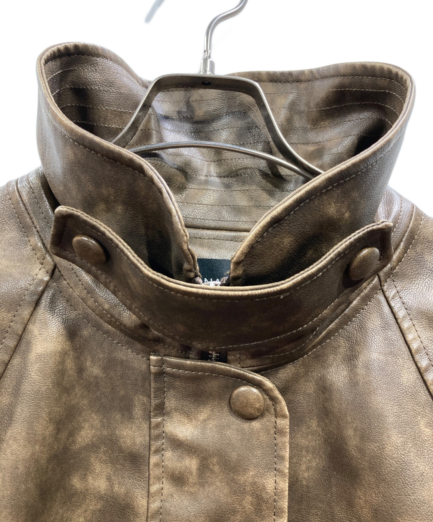 中古・古着通販】JEANASIS (ジーナシス) ヴィンテージレザーBIG