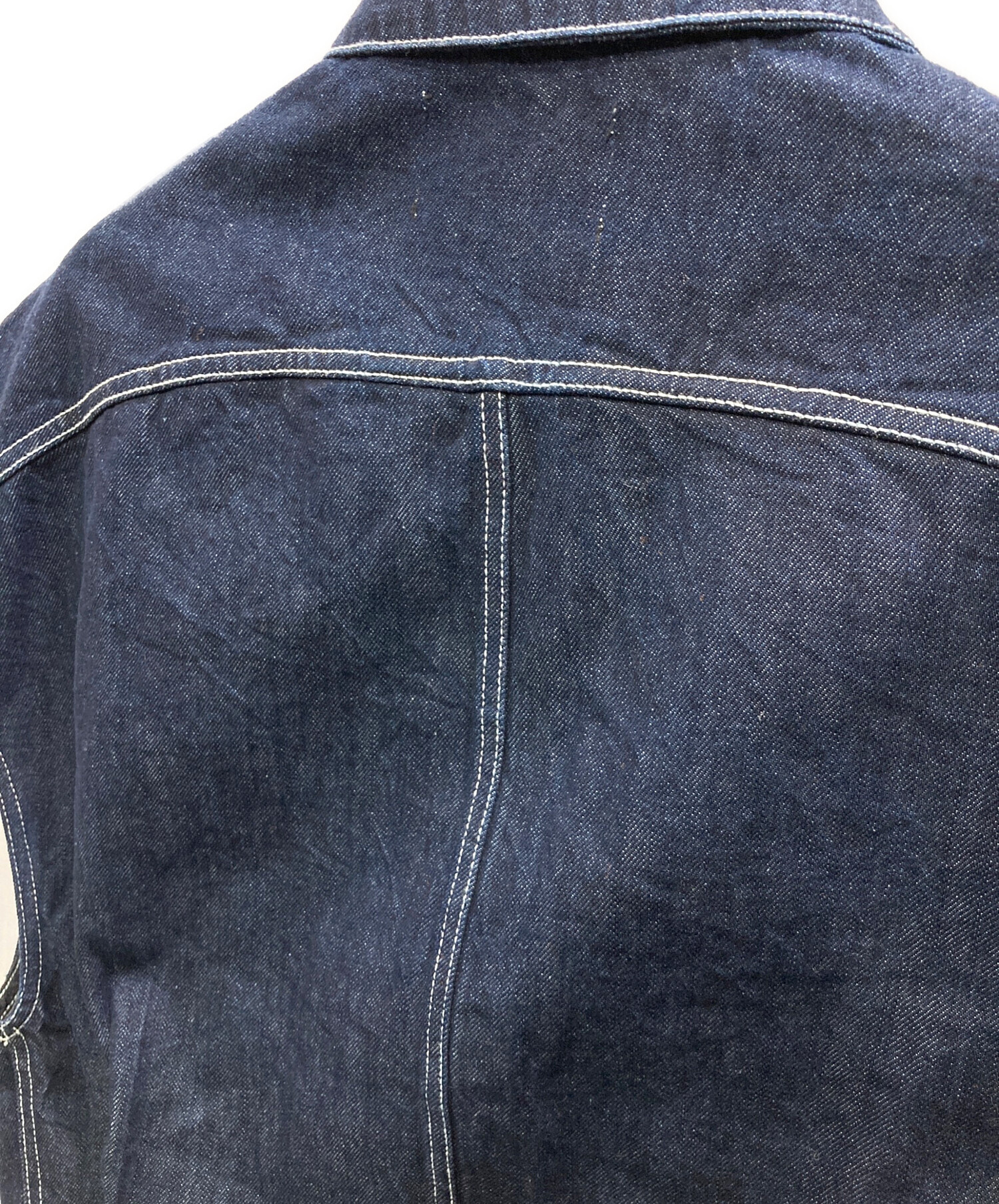 中古・古着通販】machatt (マチャット) デニムベスト インディゴ