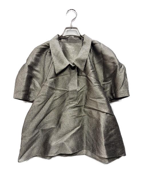 中古・古着通販】machatt (マチャット) メタリックパフスリーブ