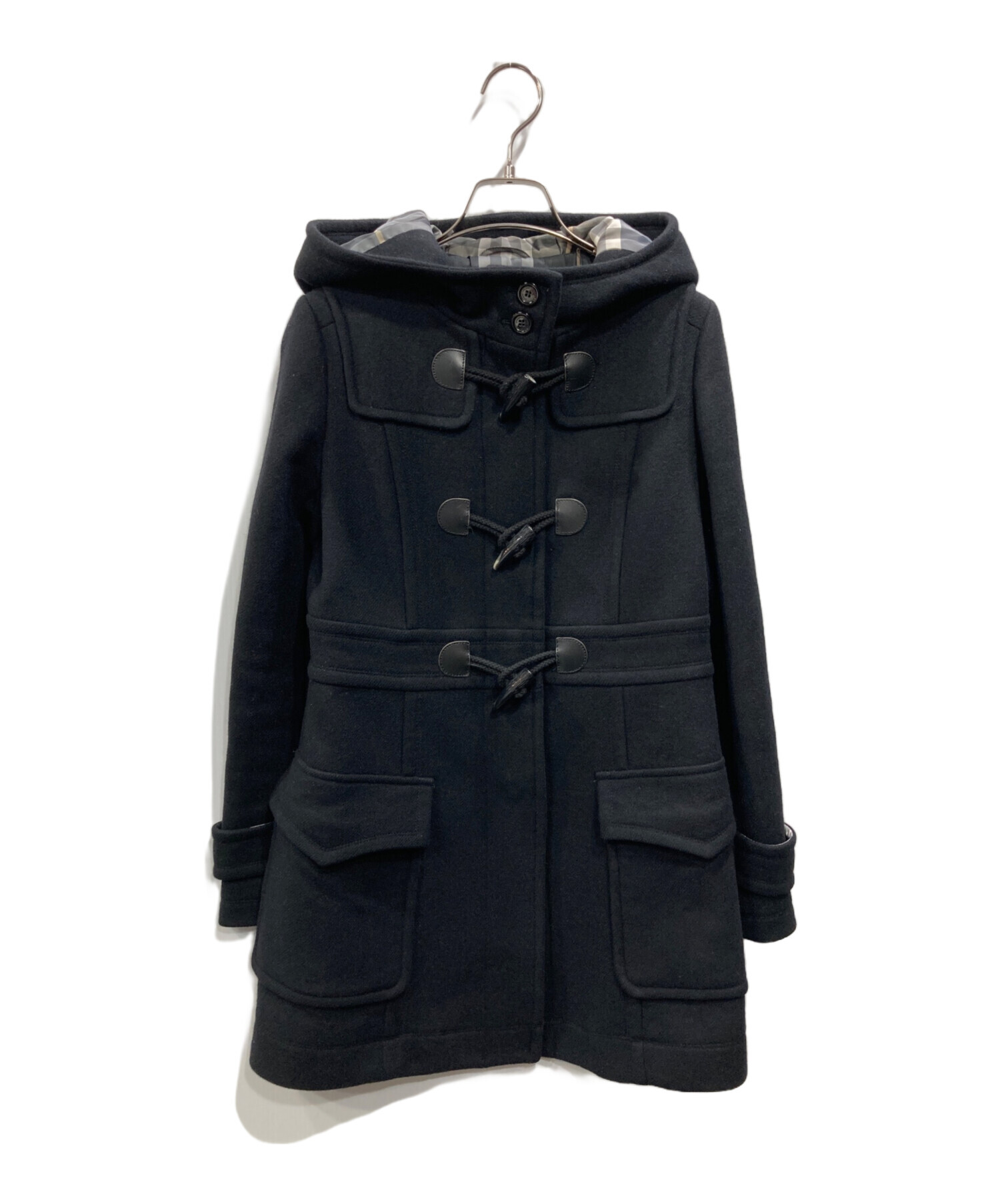 Burberry BLUE LABEL ダッフルコート ホワイト ファー取外し可