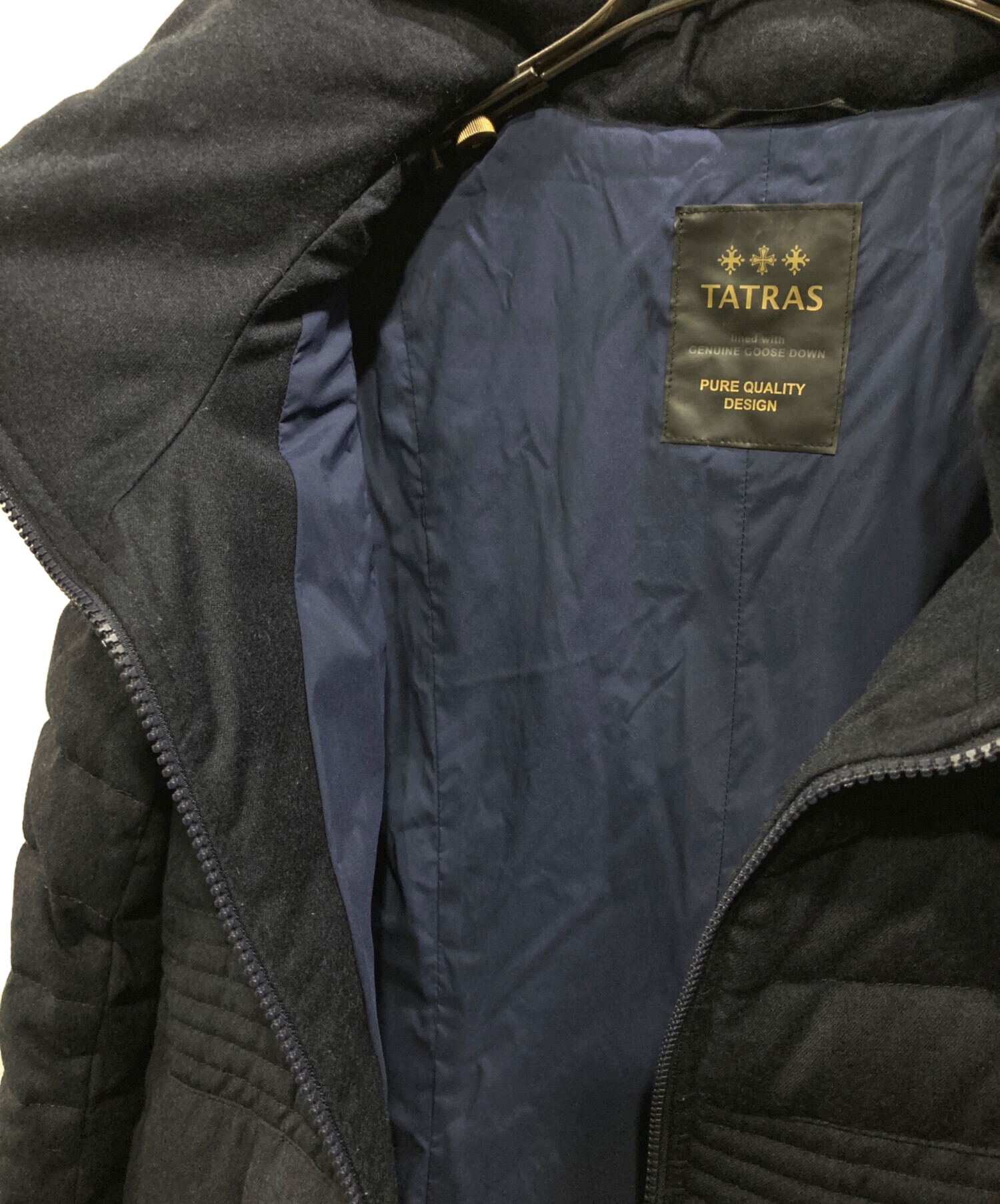 中古・古着通販】TATRAS (タトラス) ビッグカラーダウンコート
