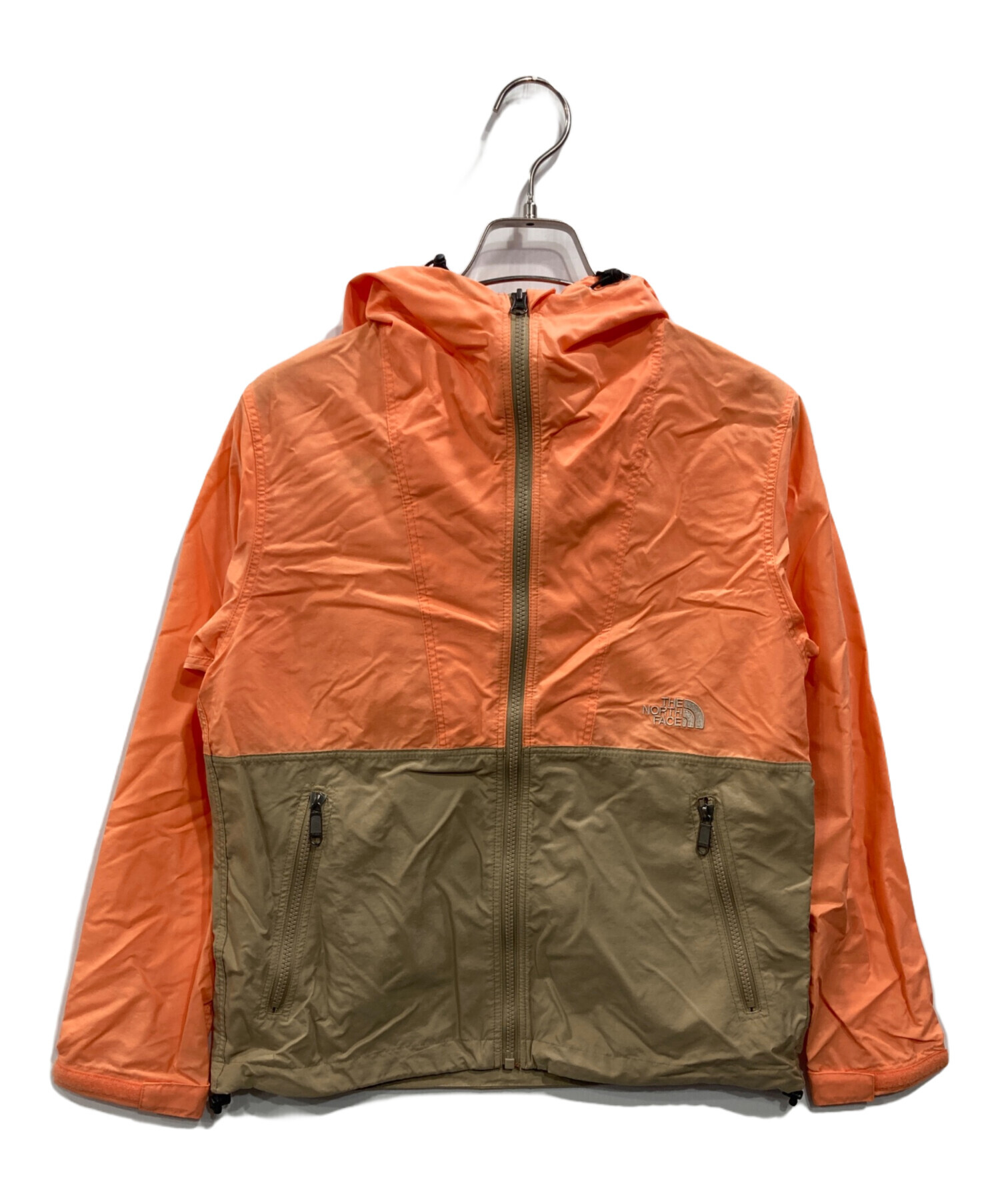 【未使用】THE NORTH FACE コンパクトジャケットM オレンジ系 中古・古着通販】THE NORTH FACE (ザ ノース フェイス) コンパクト