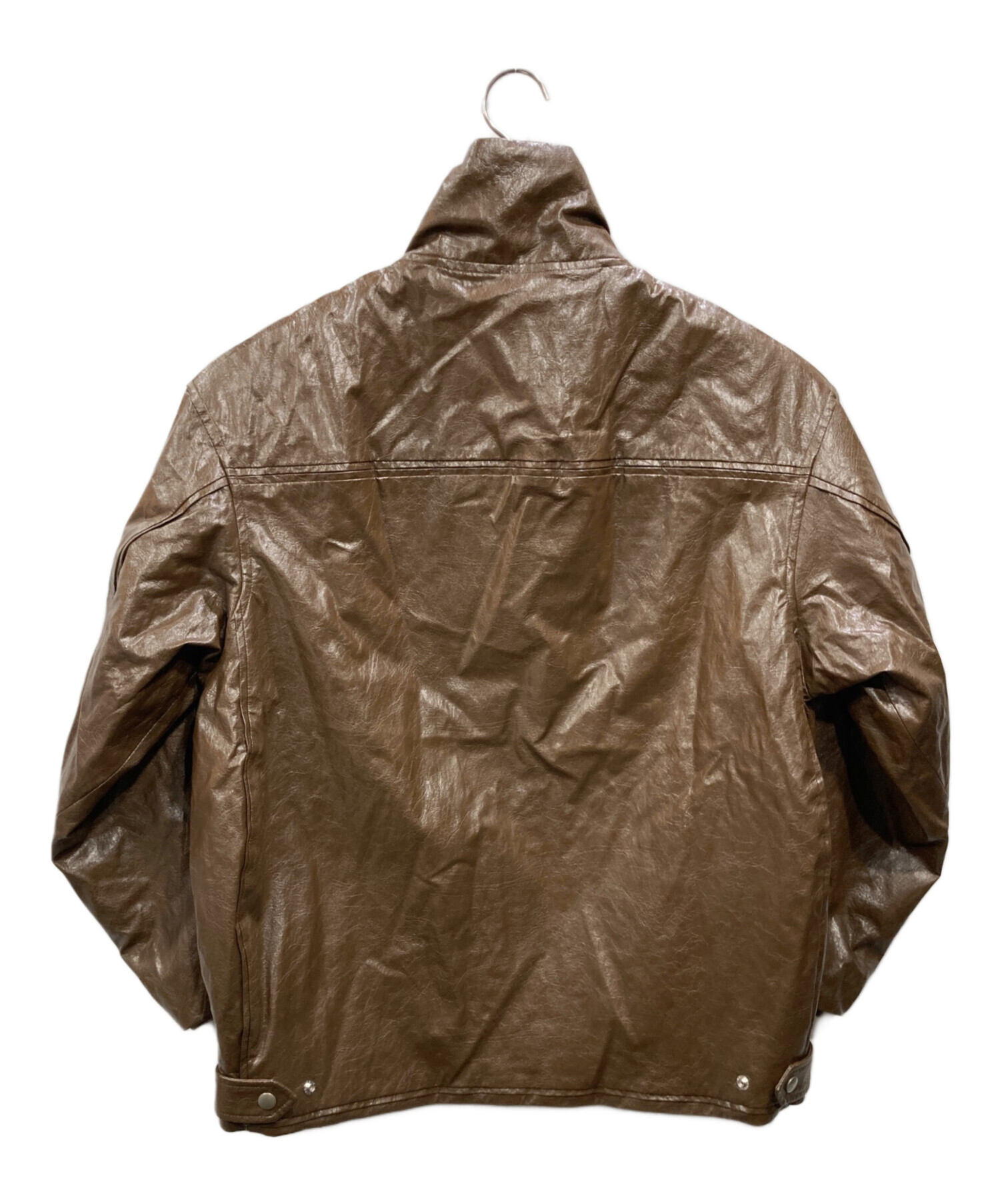 中古・古着通販】Ameri (アメリ) PASTING LIKE SYNTHETIC LEATHER