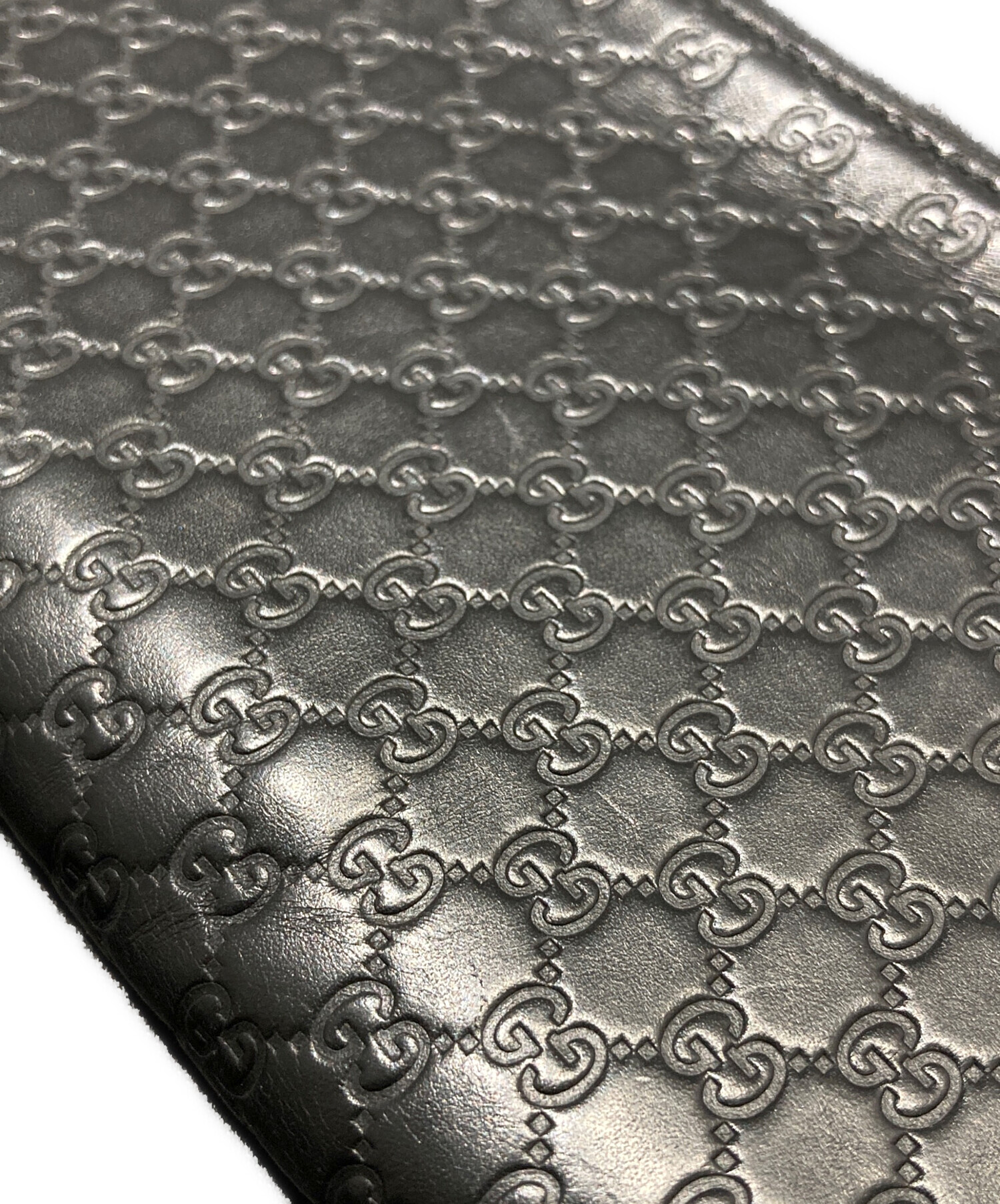 中古・古着通販】GUCCI (グッチ) 長財布 ブラック｜ブランド・古着通販