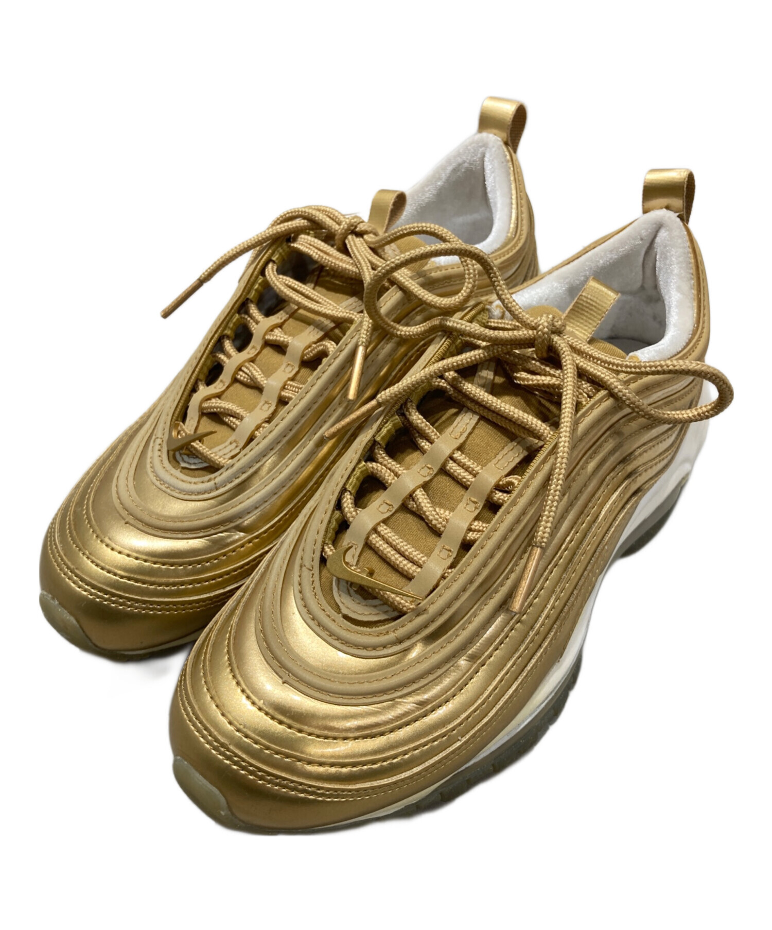 中古・古着通販】NIKE (ナイキ) AIR MAX 97 ゴールド サイズ:22.5cm 