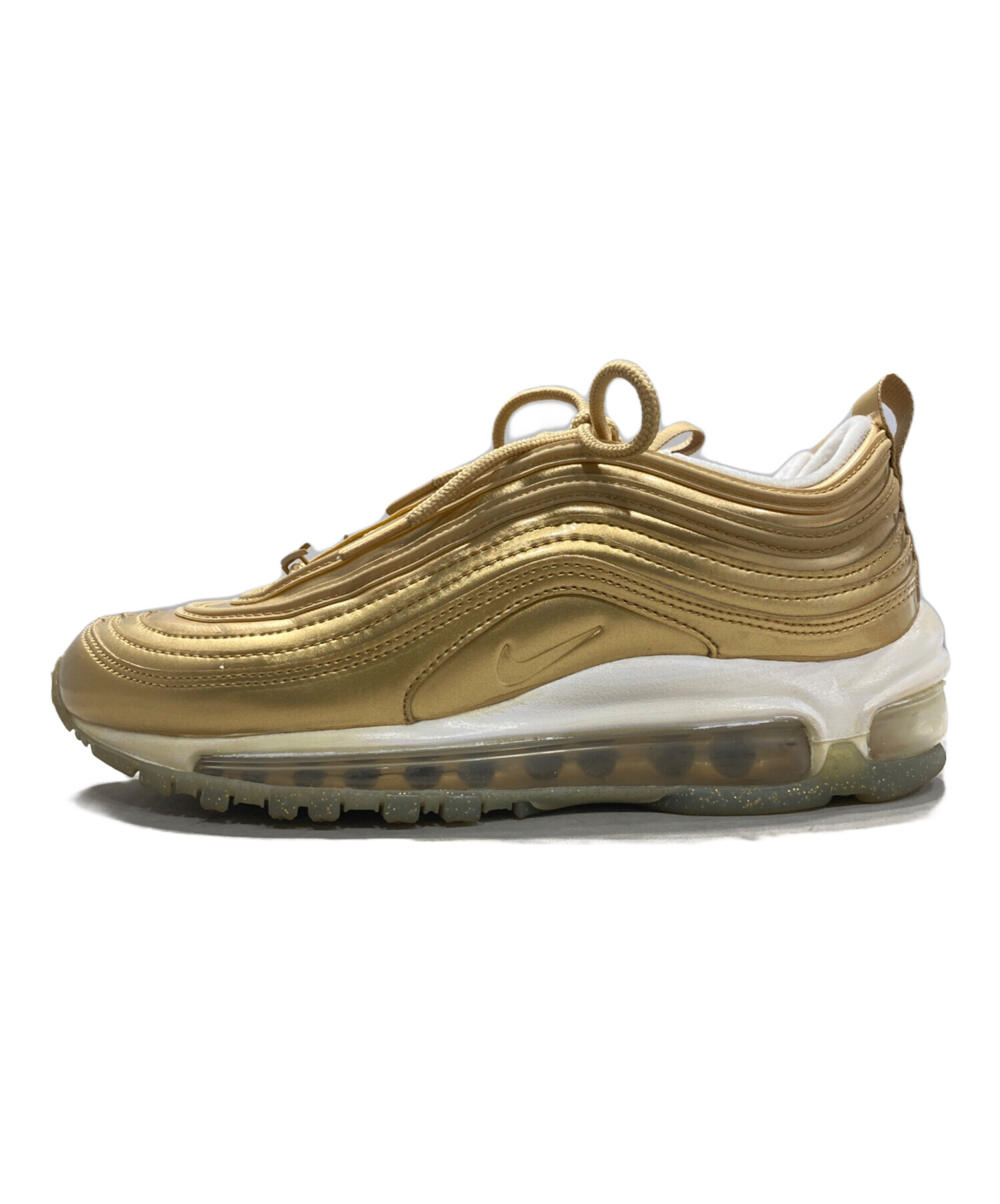 中古・古着通販】NIKE (ナイキ) AIR MAX 97 ゴールド サイズ:22.5cm 