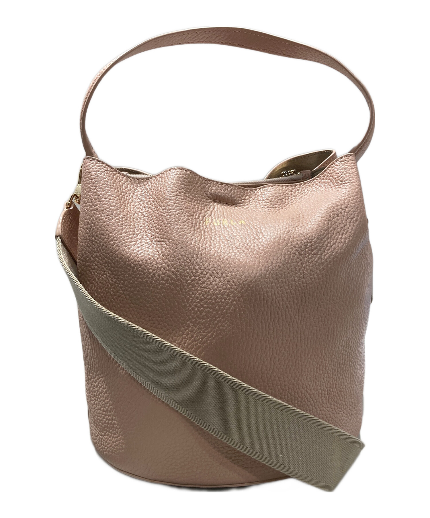 中古・古着通販】FURLA (フルラ) Danaeバケットバッグ ピンク 
