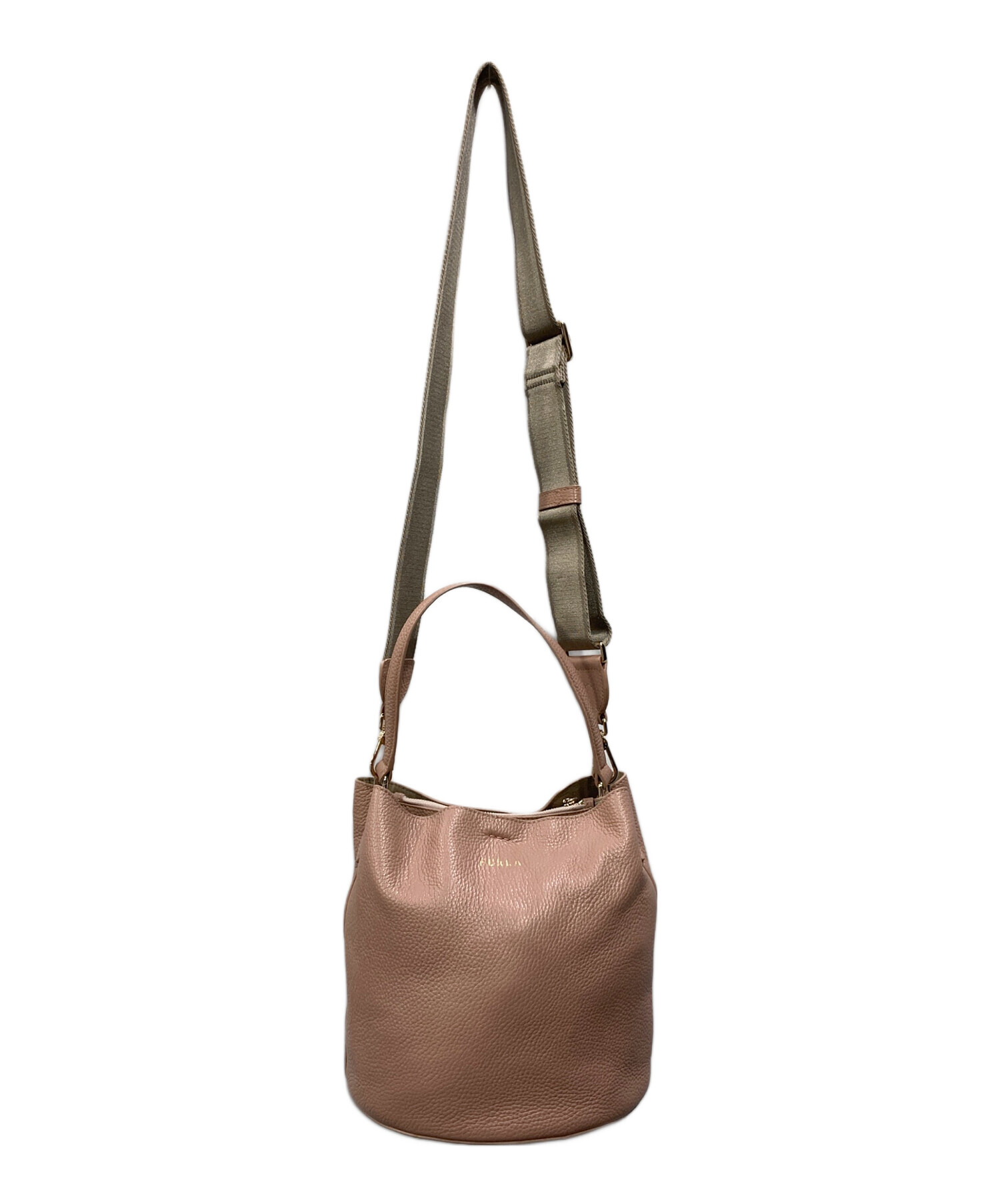 中古・古着通販】FURLA (フルラ) Danaeバケットバッグ ピンク 