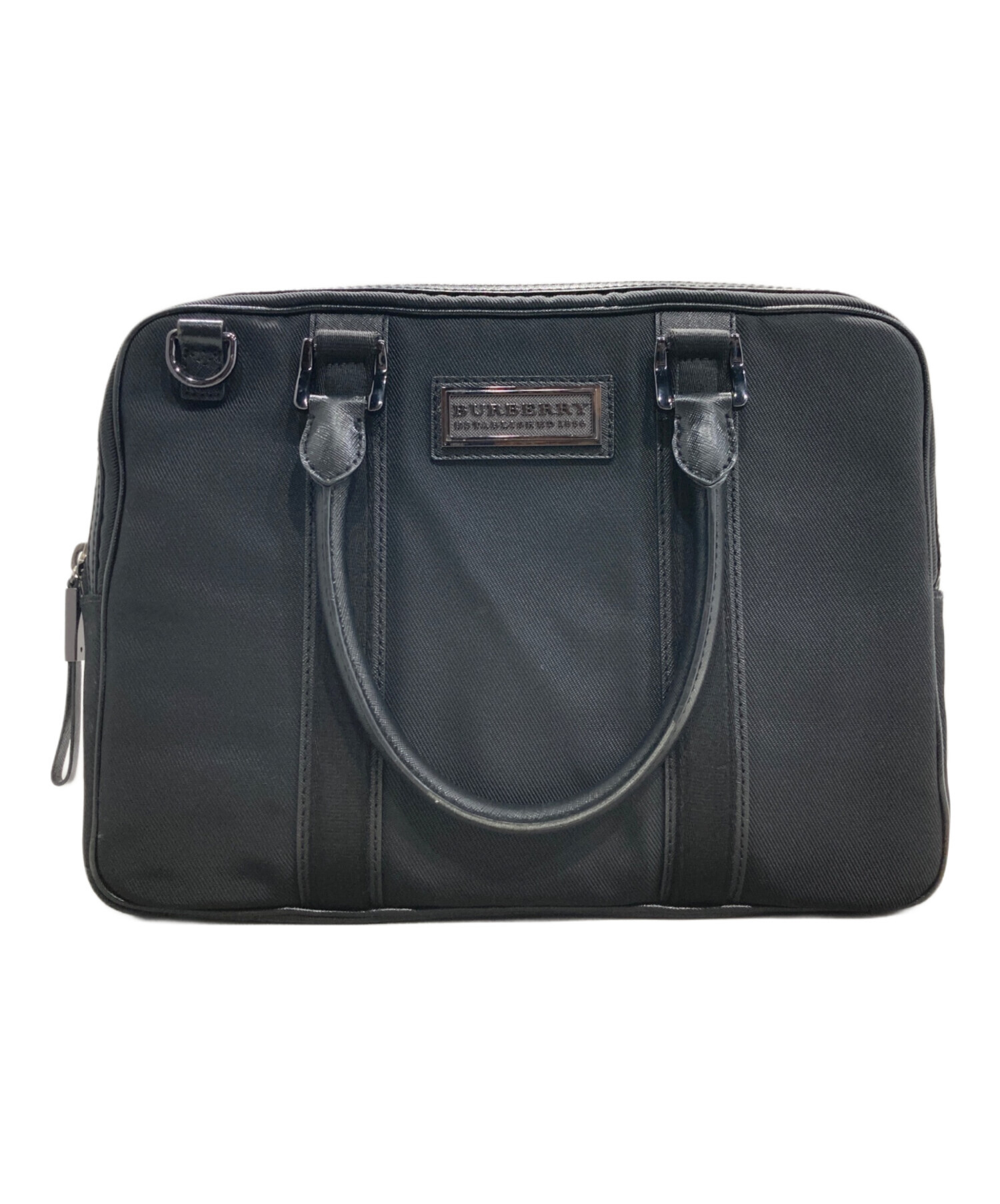 中古・古着通販】BURBERRY (バーバリー) ビジネスバッグ ブラック