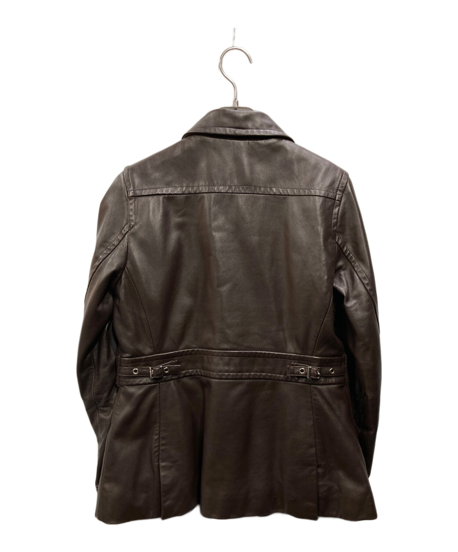 中古・古着通販】COACH (コーチ) レザージャケット ブラウン サイズ:S