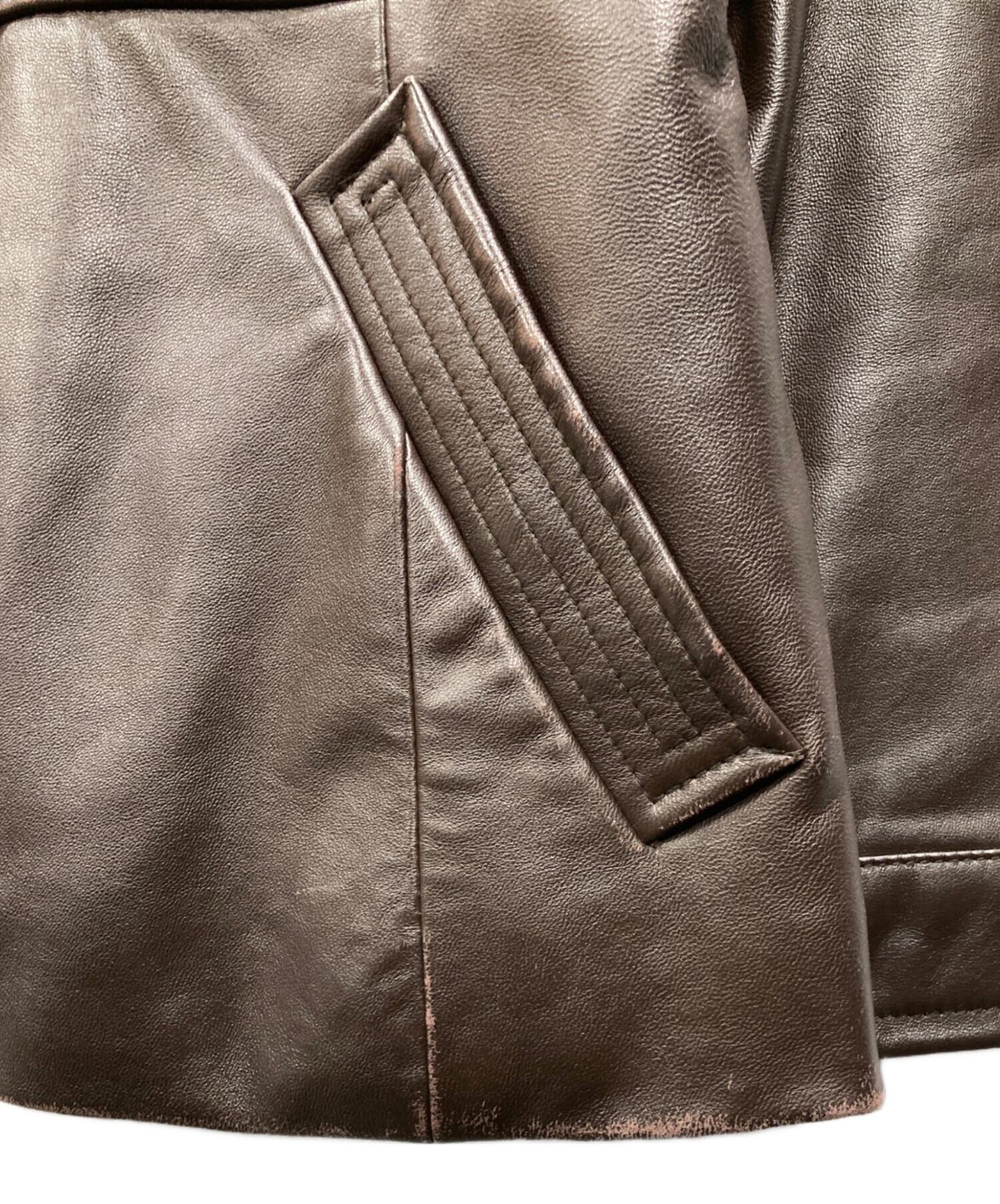 COACH ブラウンレザージャケットとカバー 公式】COACH – コーチ