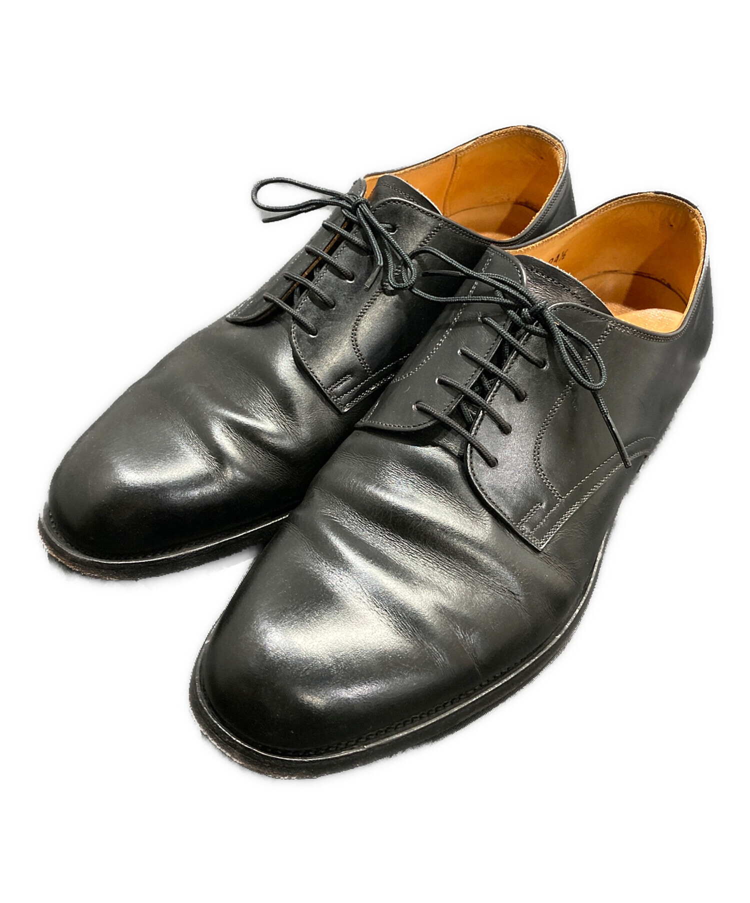 未使用✨ スコッチグレイン 革靴 24.5 ストレートチップ ブラック 幅広 ba656f9effb9aa07deb0e3b0ff72dd
