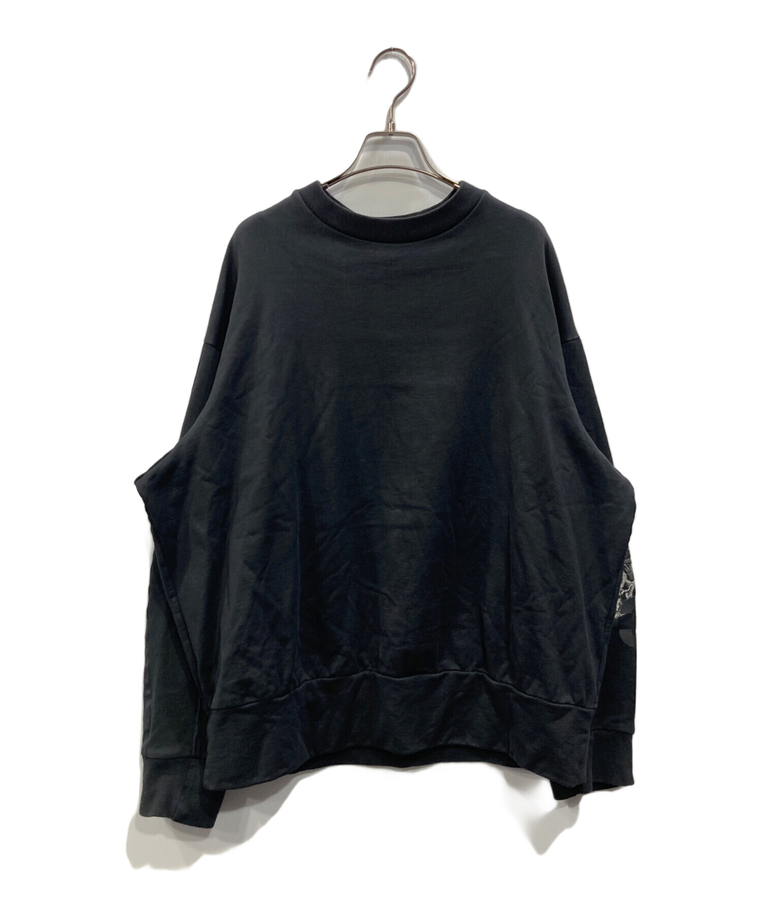 中古・古着通販】Y-3 (ワイスリー) クルーネックスウェット ブラック 