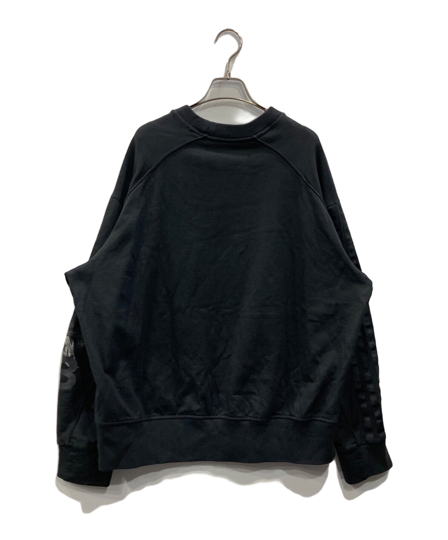 中古・古着通販】Y-3 (ワイスリー) クルーネックスウェット ブラック 