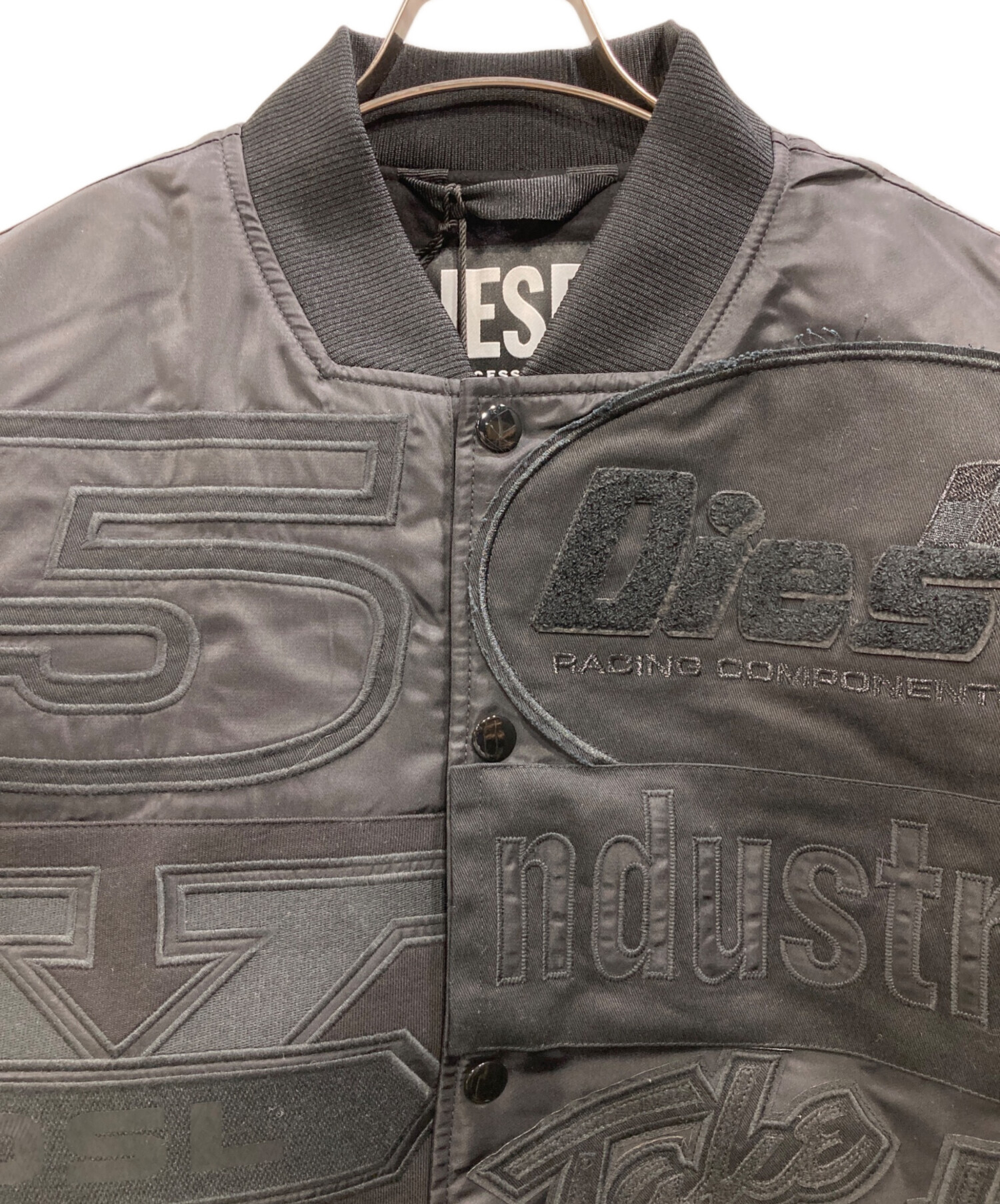 中古・古着通販】DIESEL (ディーゼル) J-BULC-PATCH JACKET ブラック