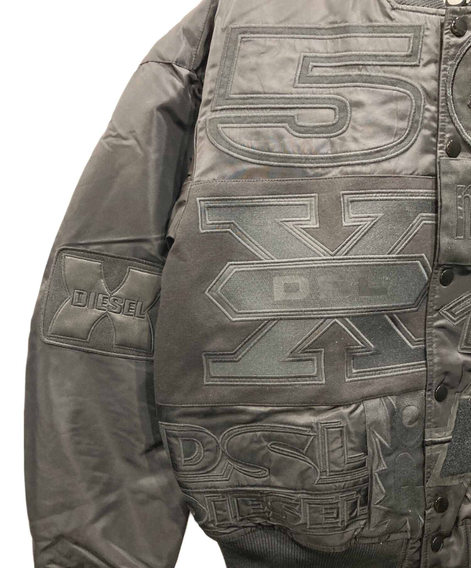 中古・古着通販】DIESEL (ディーゼル) J-BULC-PATCH JACKET ブラック