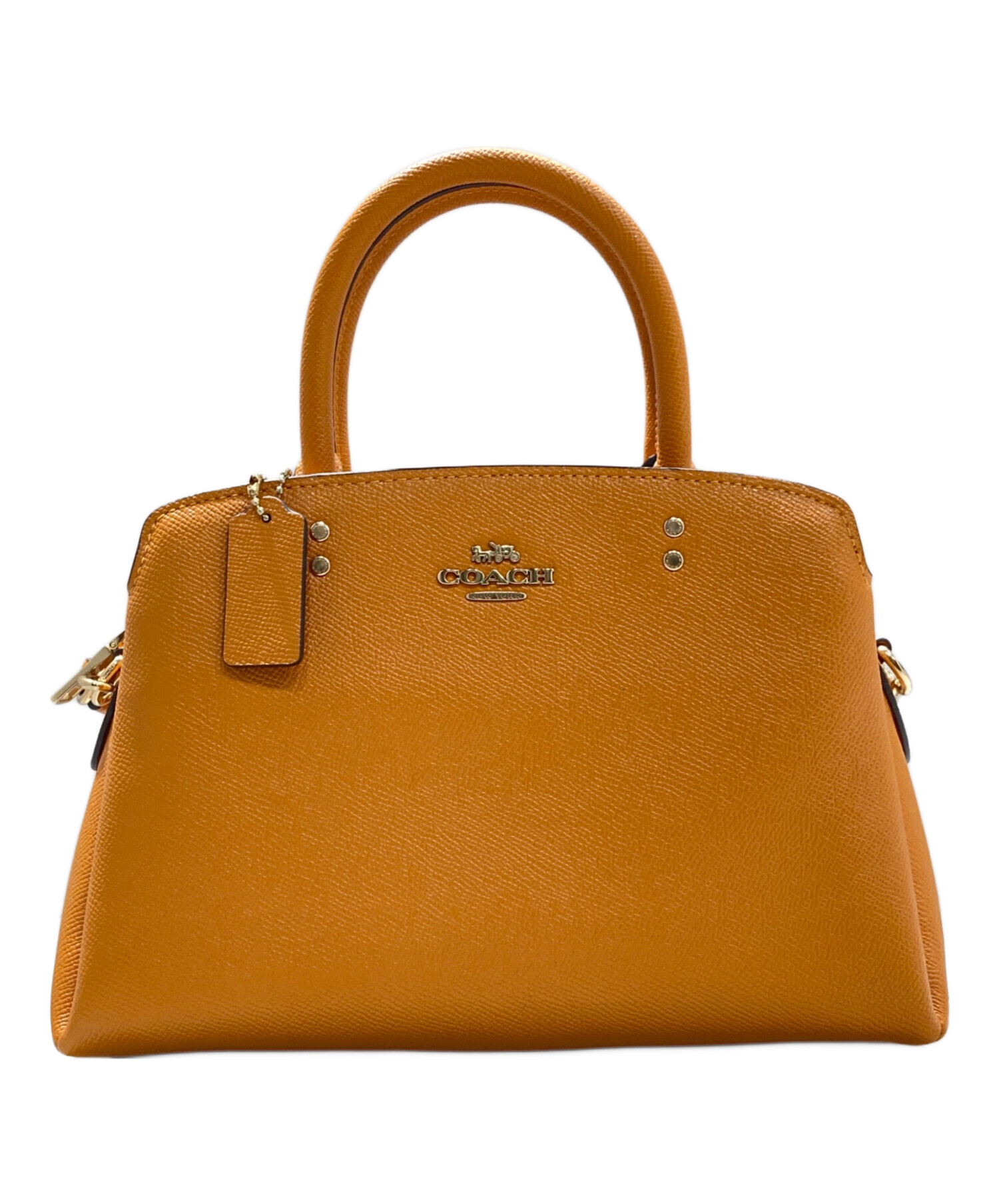 中古・古着通販】COACH (コーチ) 2WAYバッグ オレンジ｜ブランド・古着