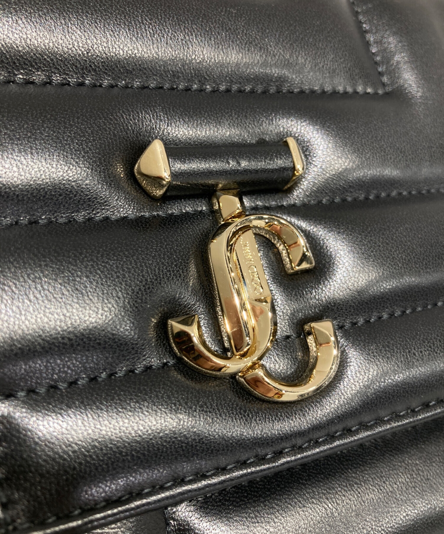中古・古着通販】JIMMY CHOO (ジミーチュウ) チェーンショルダーバッグ