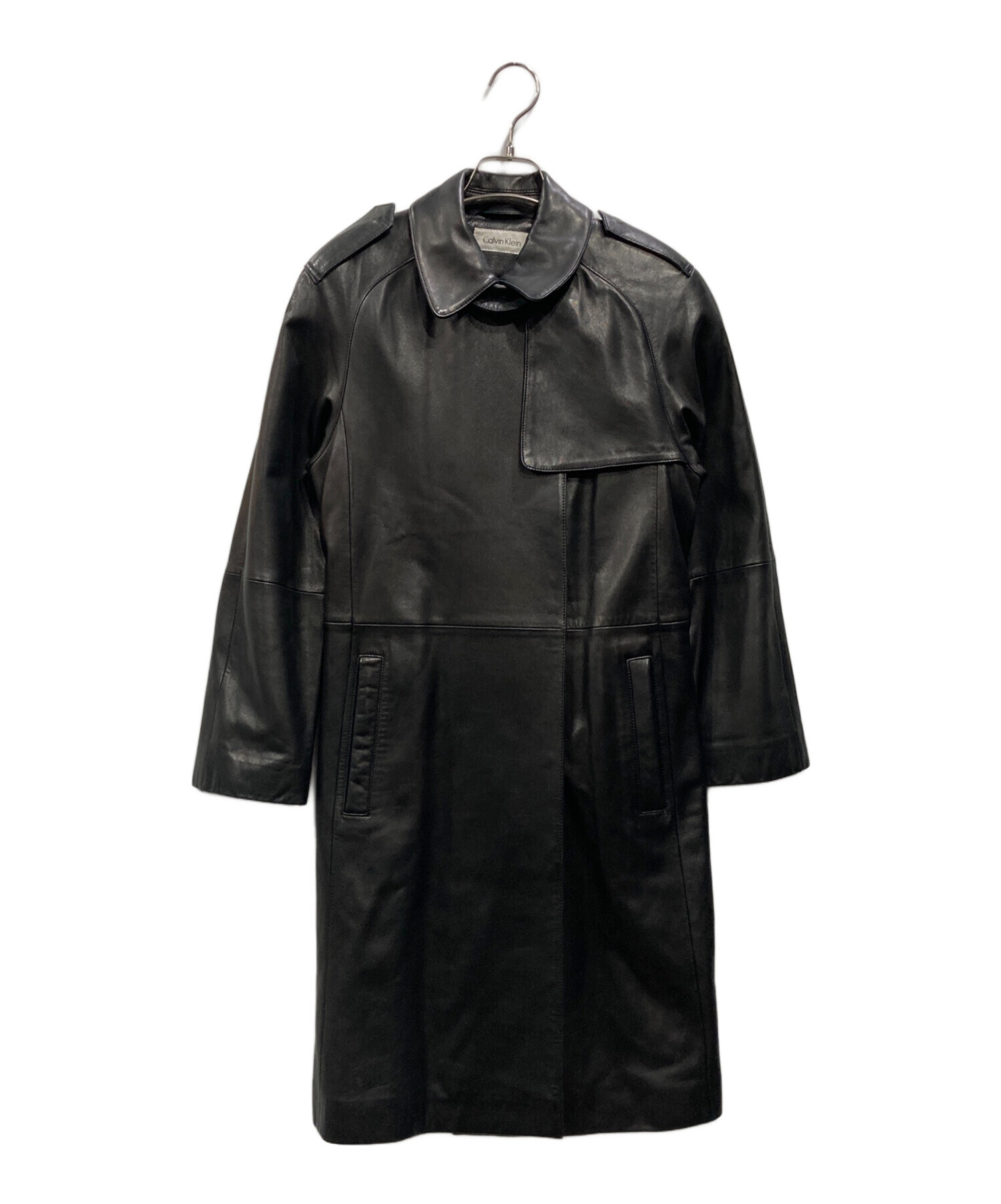 中古・古着通販】Calvin Klein (カルバンクライン) ラムレザーコート