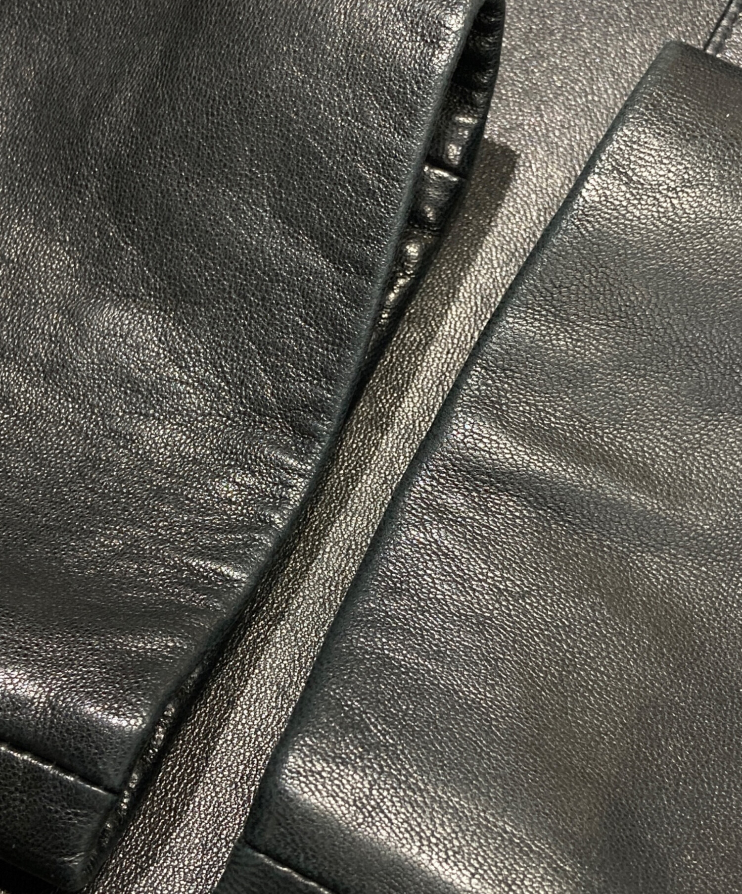 中古・古着通販】Calvin Klein (カルバンクライン) ラムレザーコート