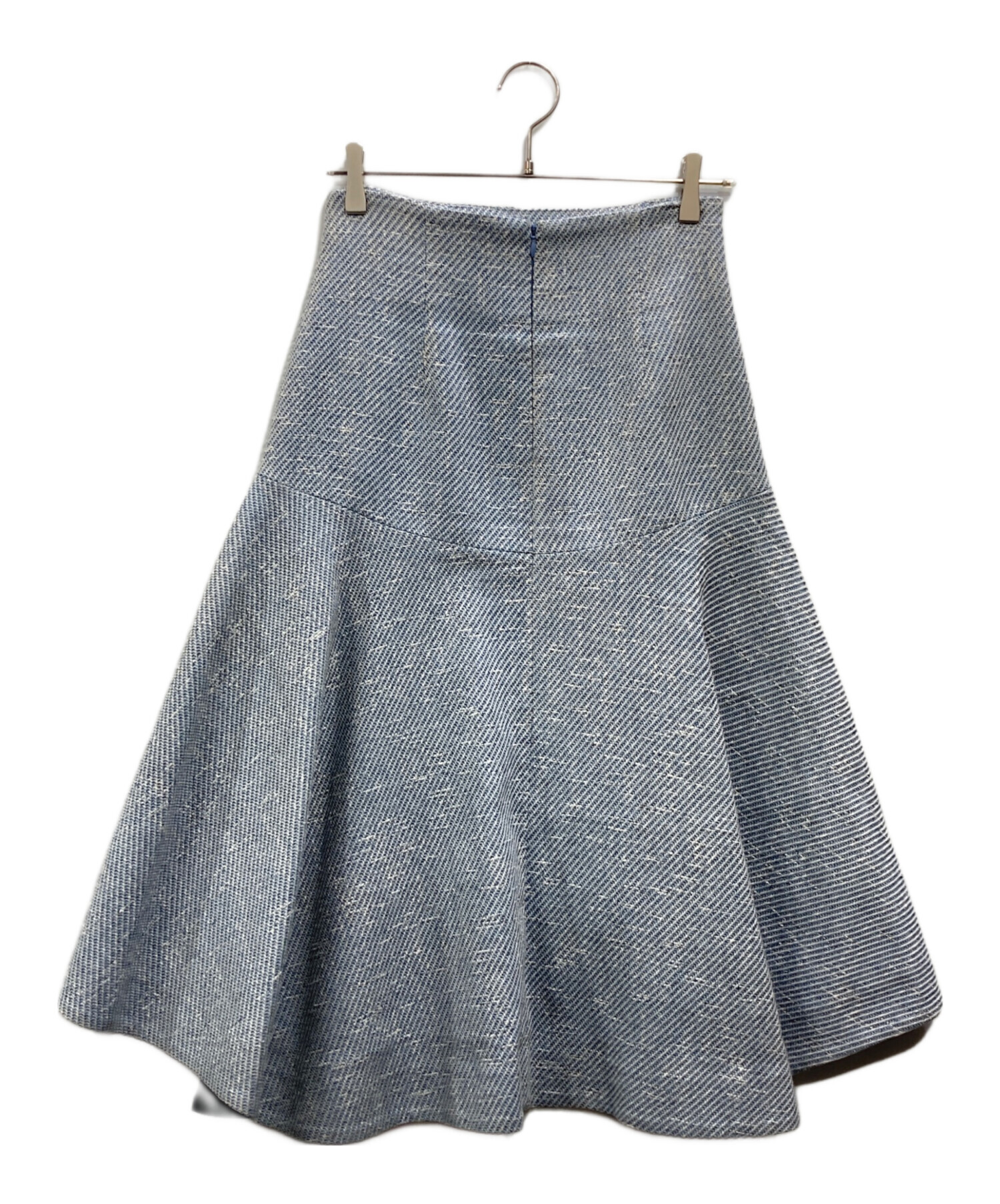 ボーダーズアットバルコニーツイードスカート BORDERS at BALCONY/ボーダーズアットバルコニー】 FRINGE TWEED SKIRT