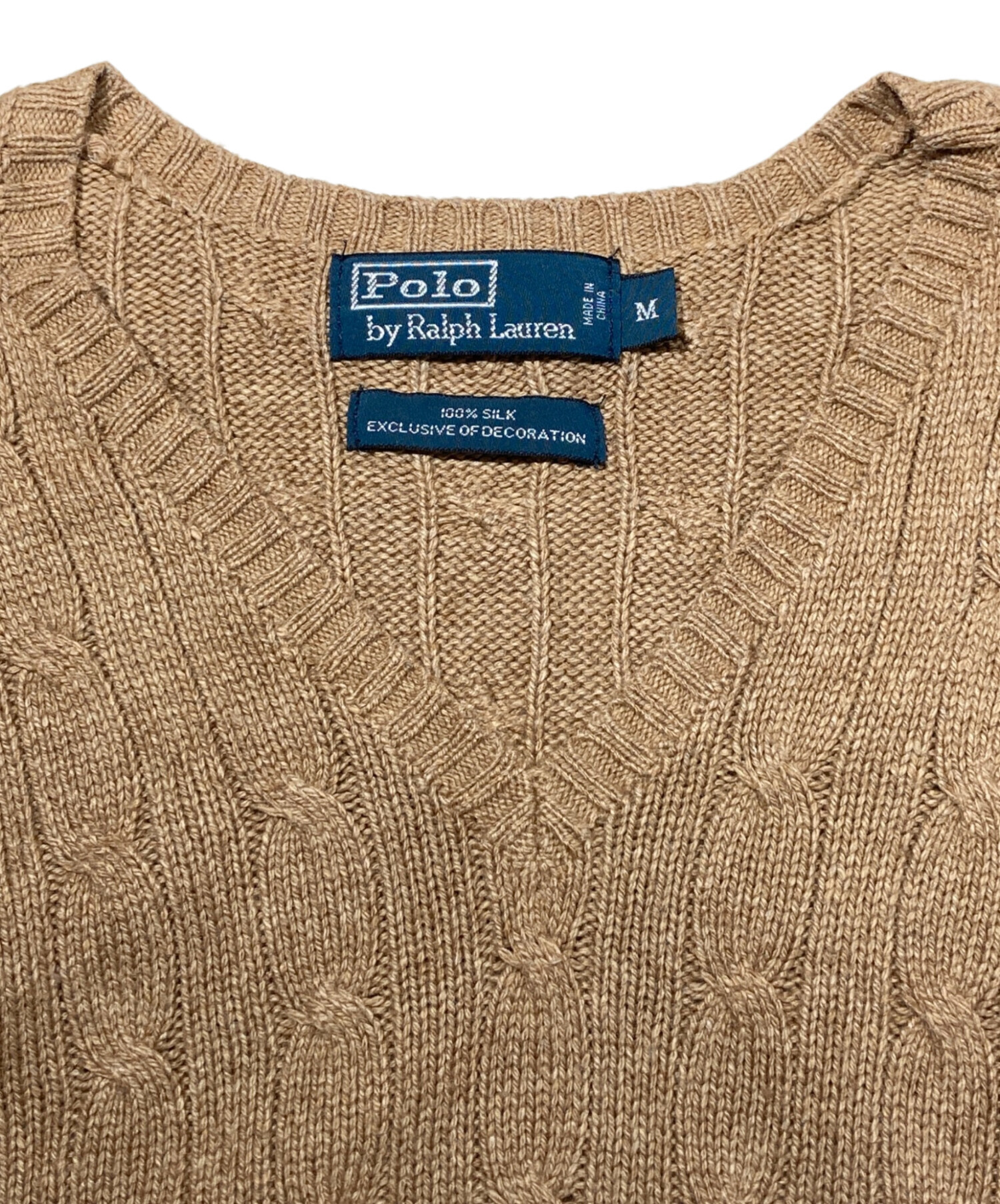ポロラルフローレン ケーブルニット 現行タグ ベージュ 胸ロゴ ホース ポロラルフローレン ケーブルニット 現行タグ ベージュ 胸ロゴ ホース