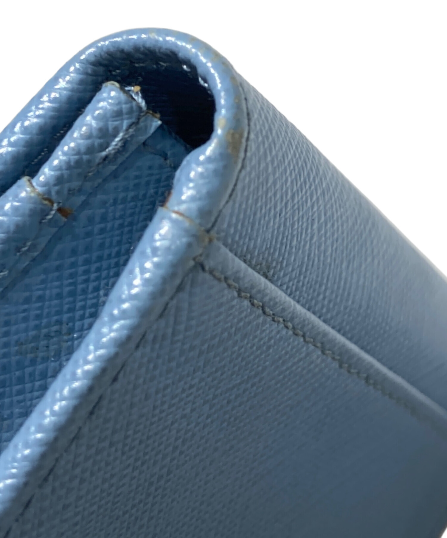 プラダ　iPhone13mini用カバー　水色　中古 PRADA（iPhoneケース ・ ブルー・ネイビー/青色系）のフリマアイテム一覧