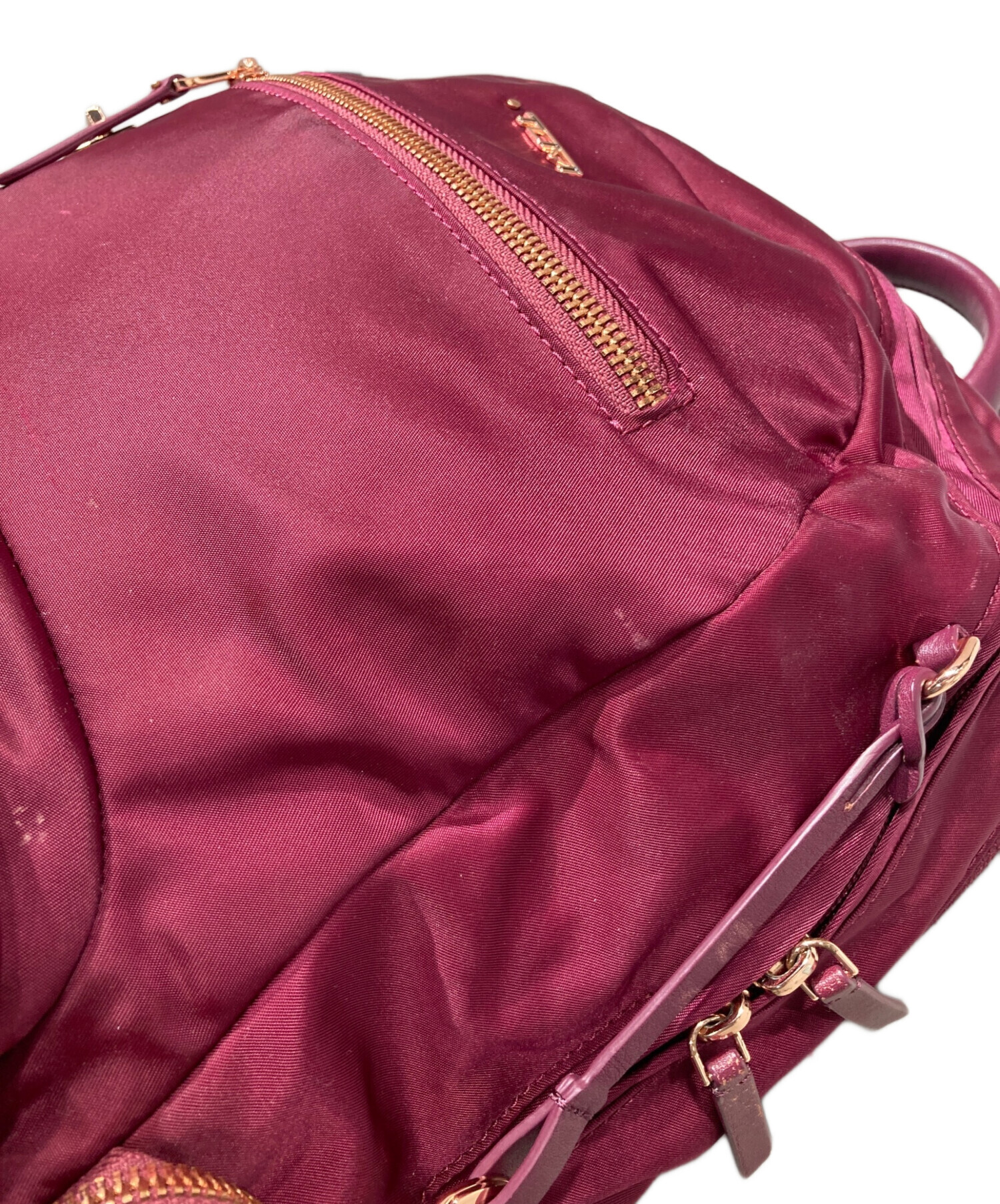 TUMI トゥミ レディース ショルダーバッグ ショッキングピンク TUMI - TUMI ツゥミ ショルダーバッグ ピンク 【古着】【中古】【送料